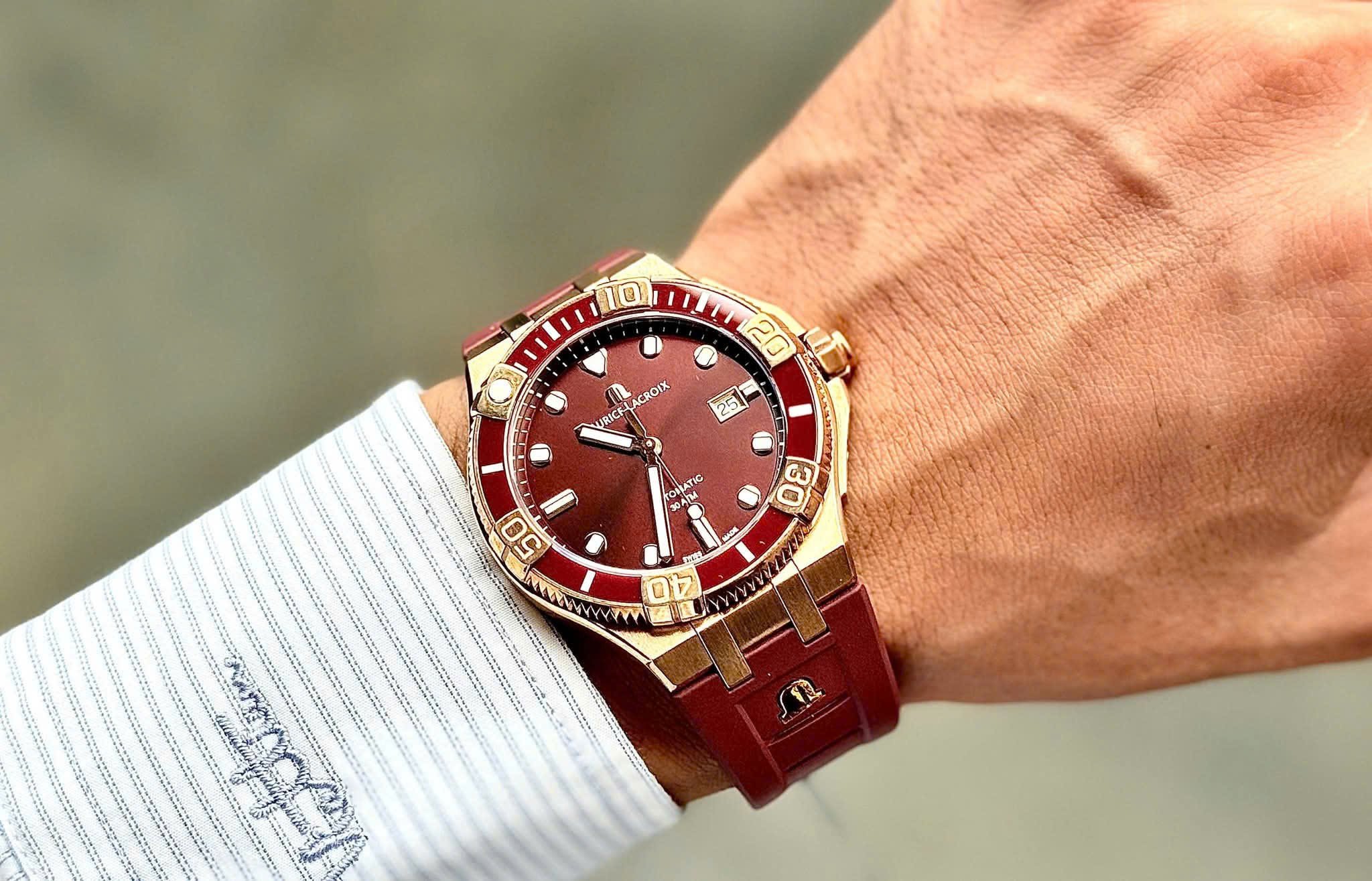 Ảnh 2 của ĐỒNG HỒ NAM Maurice Lacroix Quartz AI6058-BRZ6B-530-6 (  AI6058BRZ6B5306 )