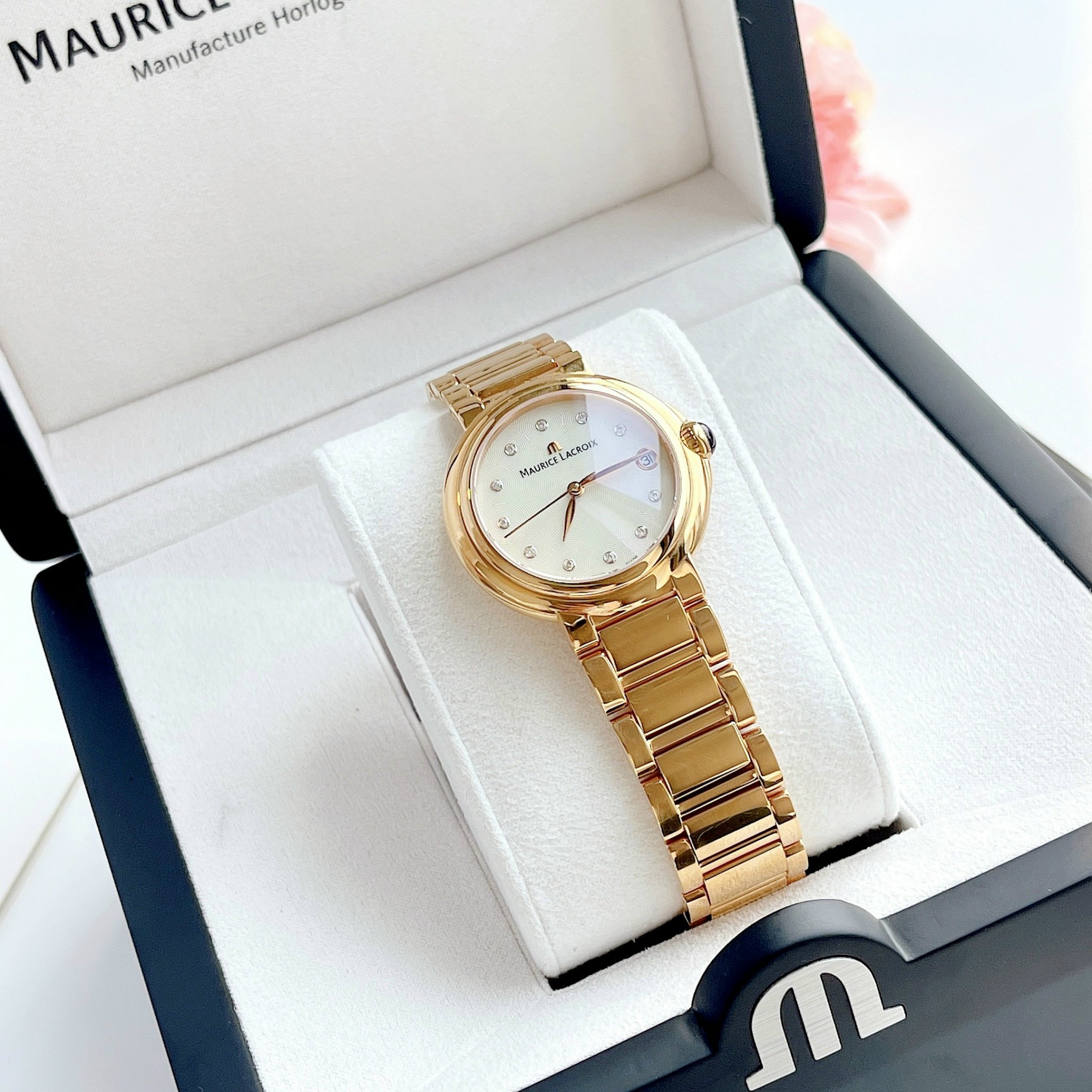 (ĐỒNG HỒ NỮ) Maurice Lacroix Fiaba FA1004-PVP06-170-1 (FA1004PVP061701 ) 32mm