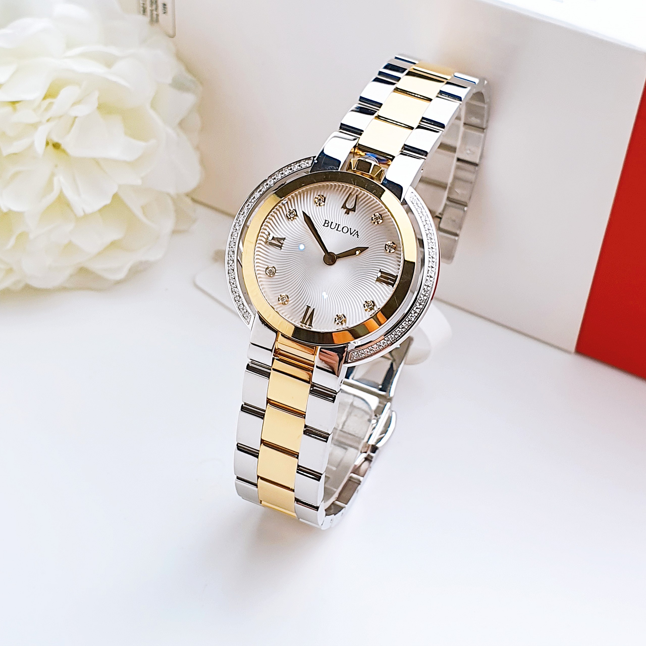 (ĐỒNG HỒ NỮ) Bulova Rubaiyat Women's Watch 35mm 98R246
