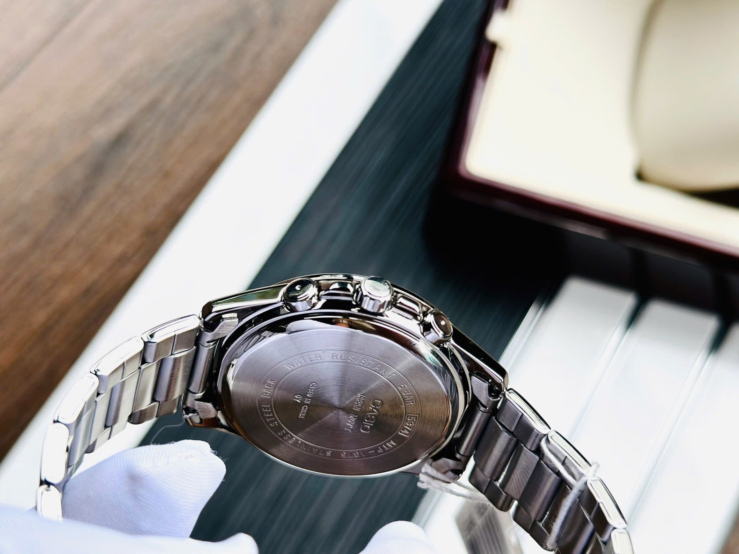 Ảnh 9 của (ĐỒNG HỒ NAM) CASIO Nam Nhật Bản 6 kim MTP-1375D-2A2 ( MTP1375D2A2 )