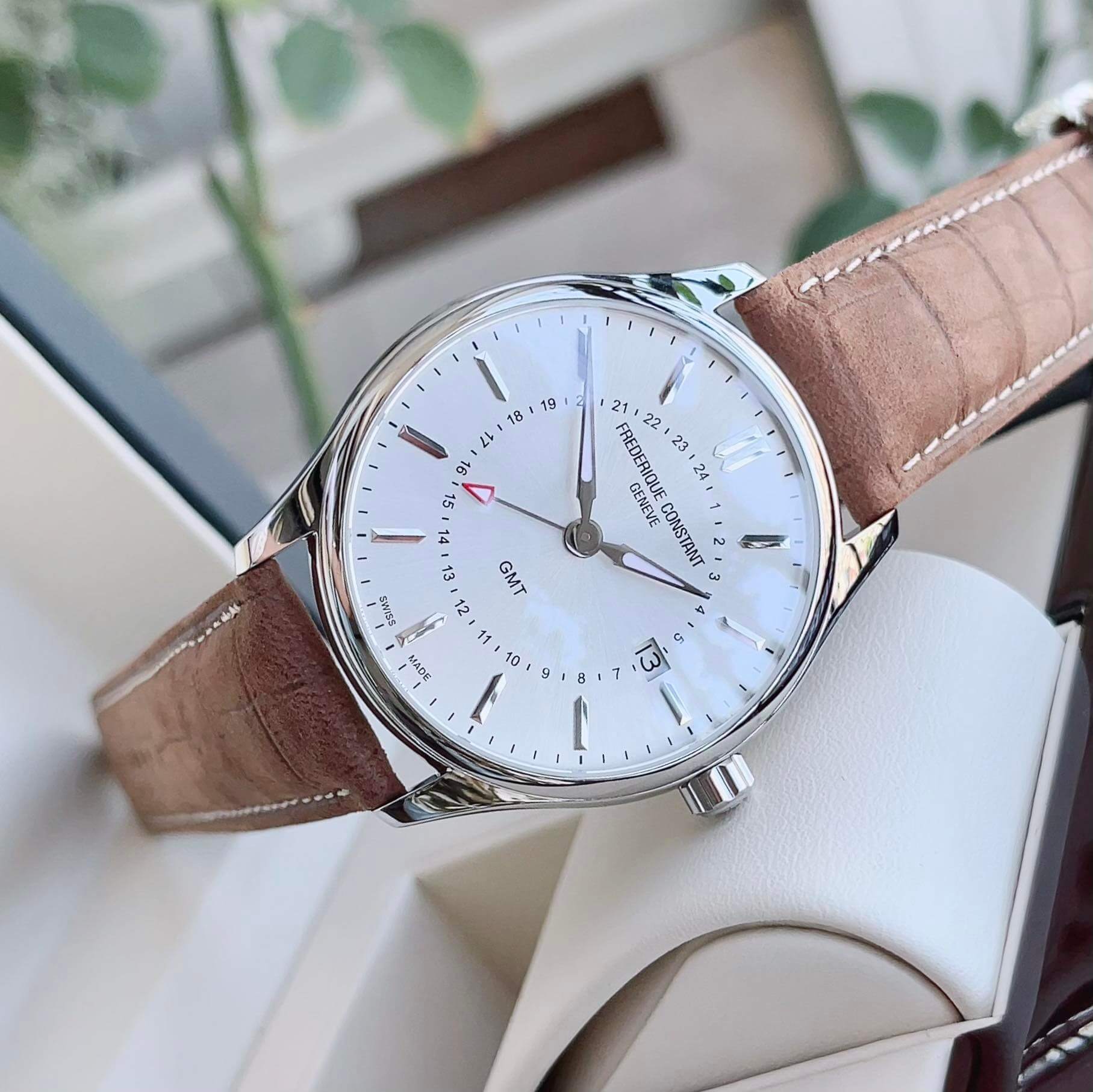 Ảnh 3 của (ĐỒNG HỒ NAM) (New) Frederique Constant Classic Quartz GMT - FC-252SS5B6 ( FC252SS5B6 ) ( 252SS5B6 )40mm