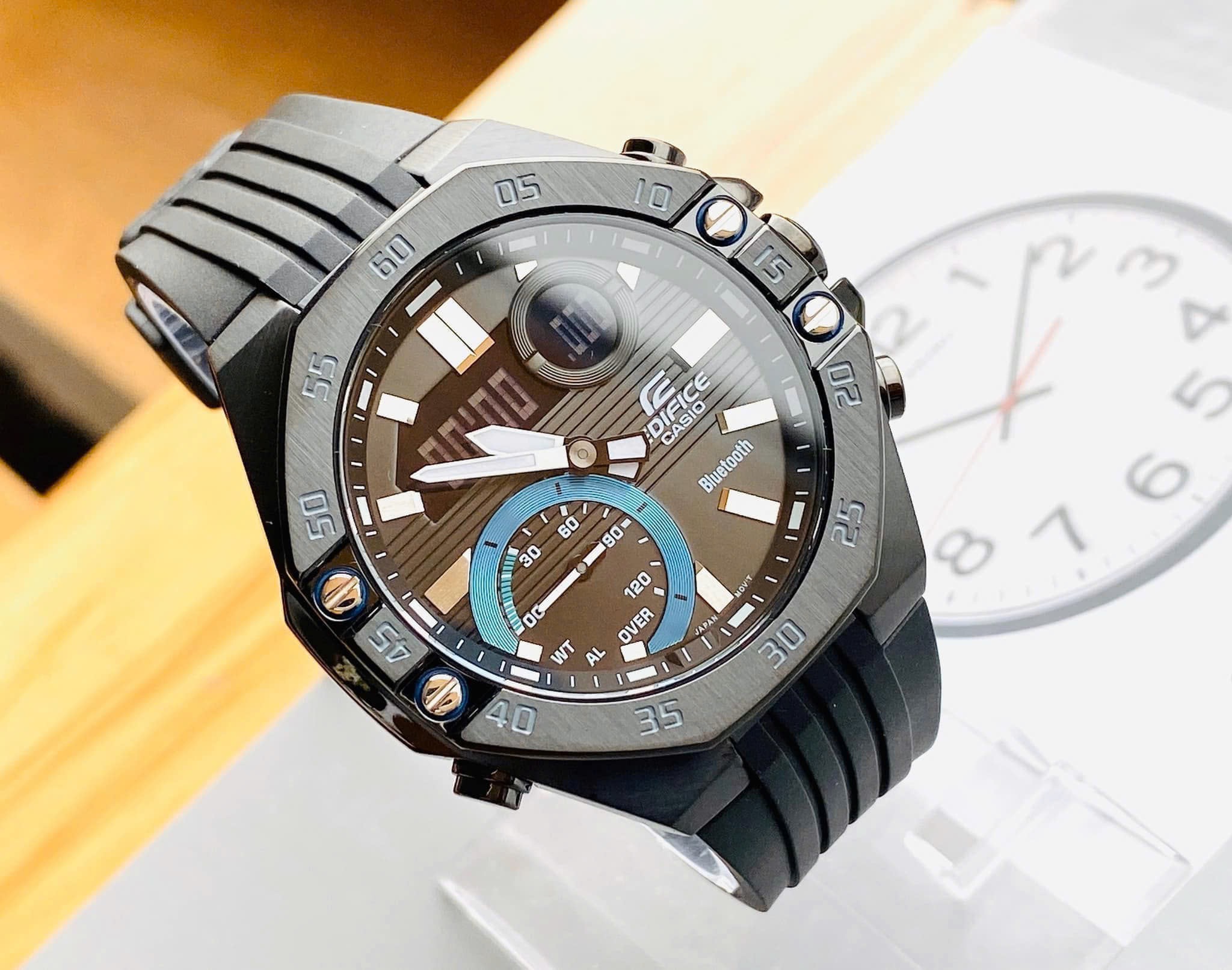 Ảnh 3 của (ĐỒNG HỒ NAM) Casio Edifice ECB-10PB-1ADF ( ECB10PB1ADF )