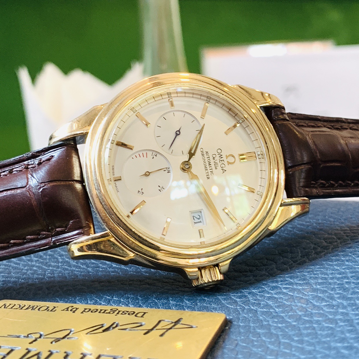 Ảnh 3 của Omega Kim Xăng vàng khối 18k - Deal lướt 95%