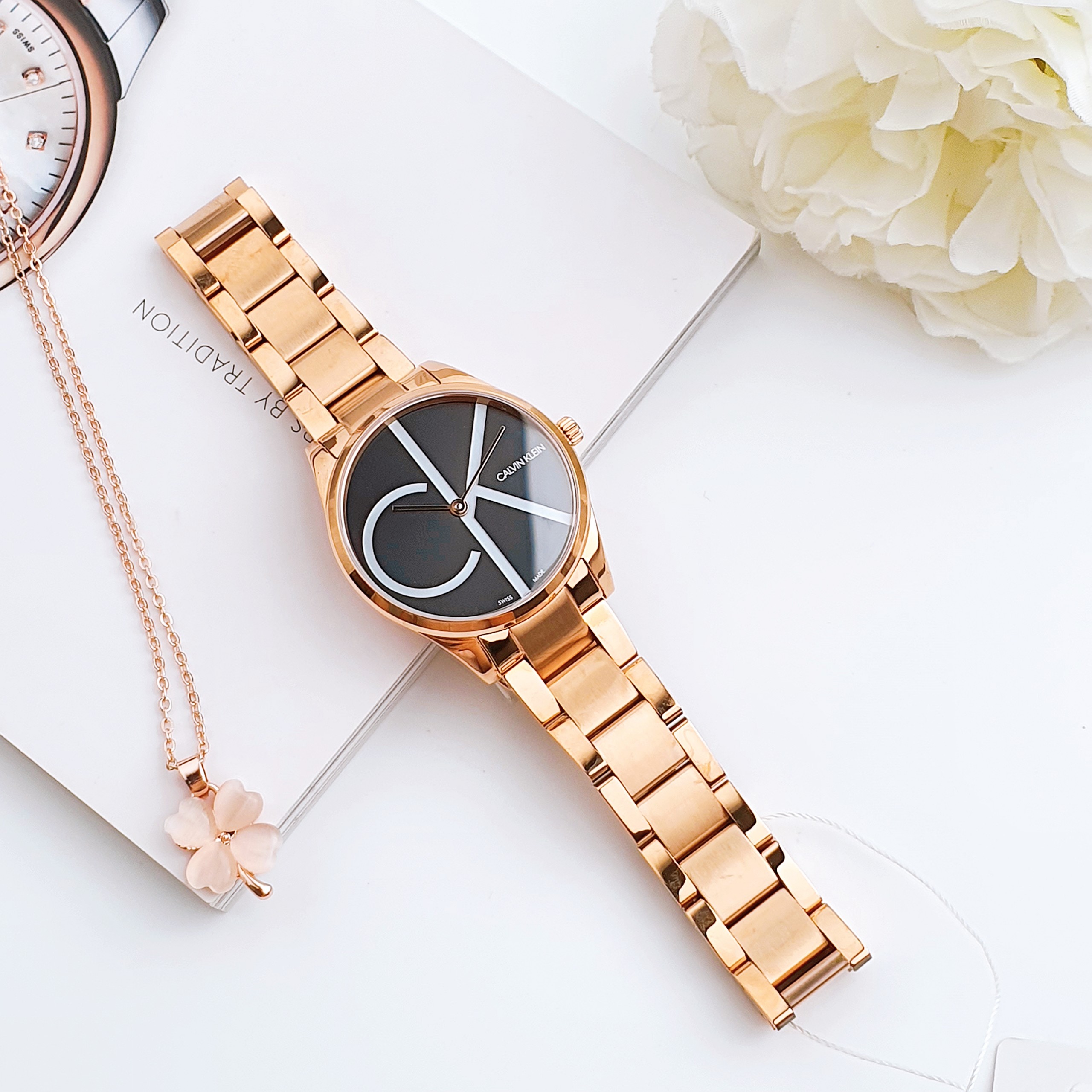 Ảnh 4 của (ĐỒNG HỒ NỮ) 𝐂𝐀𝐋𝐕𝐈𝐍 𝐊𝐋𝐄𝐈𝐍 Time women K4N23X41