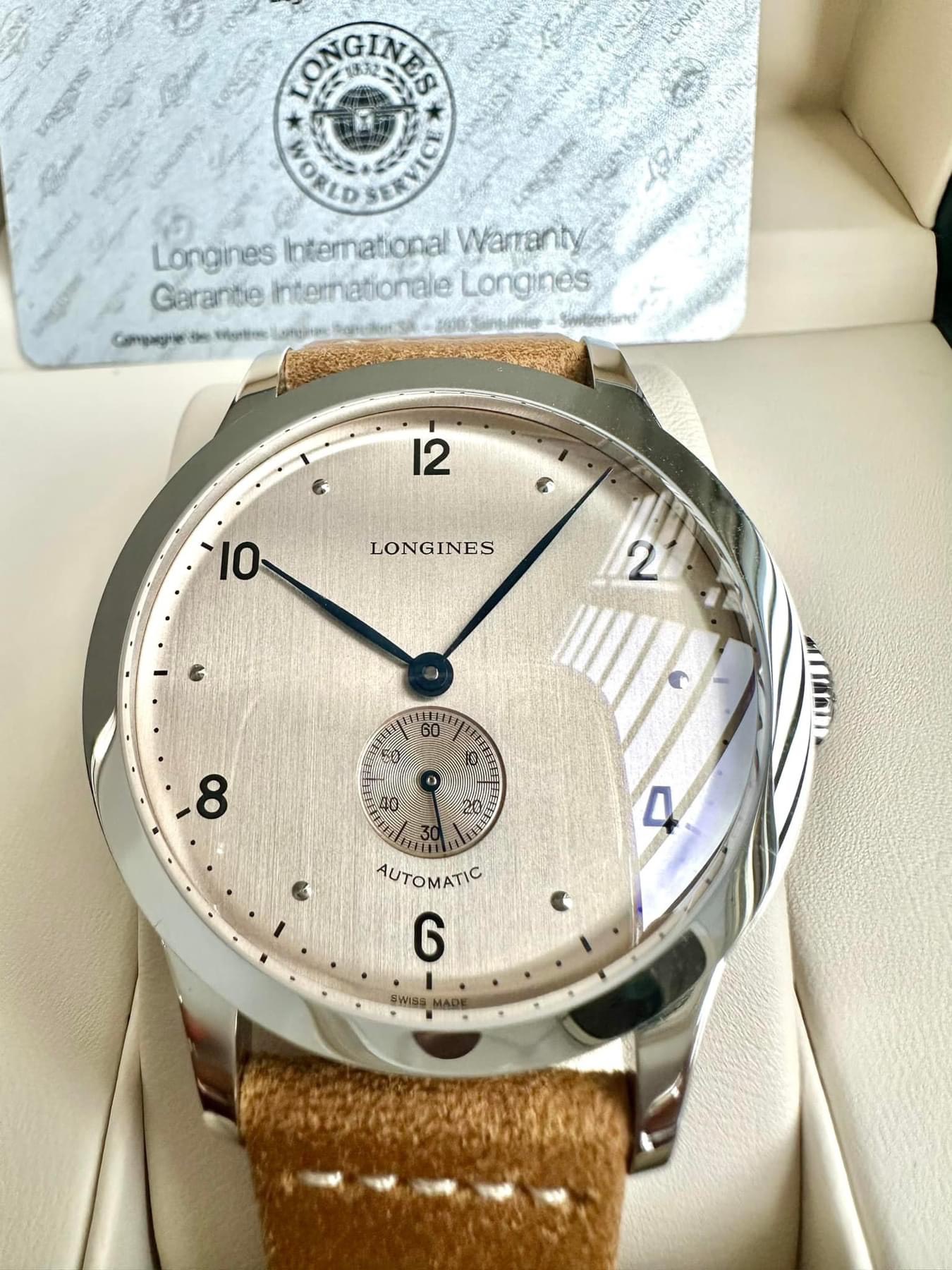 (HÀNG LƯỚT) (ĐỒNG HỒ NAM) Longines Heritage L2.813.4.66.0 Watch 40mm