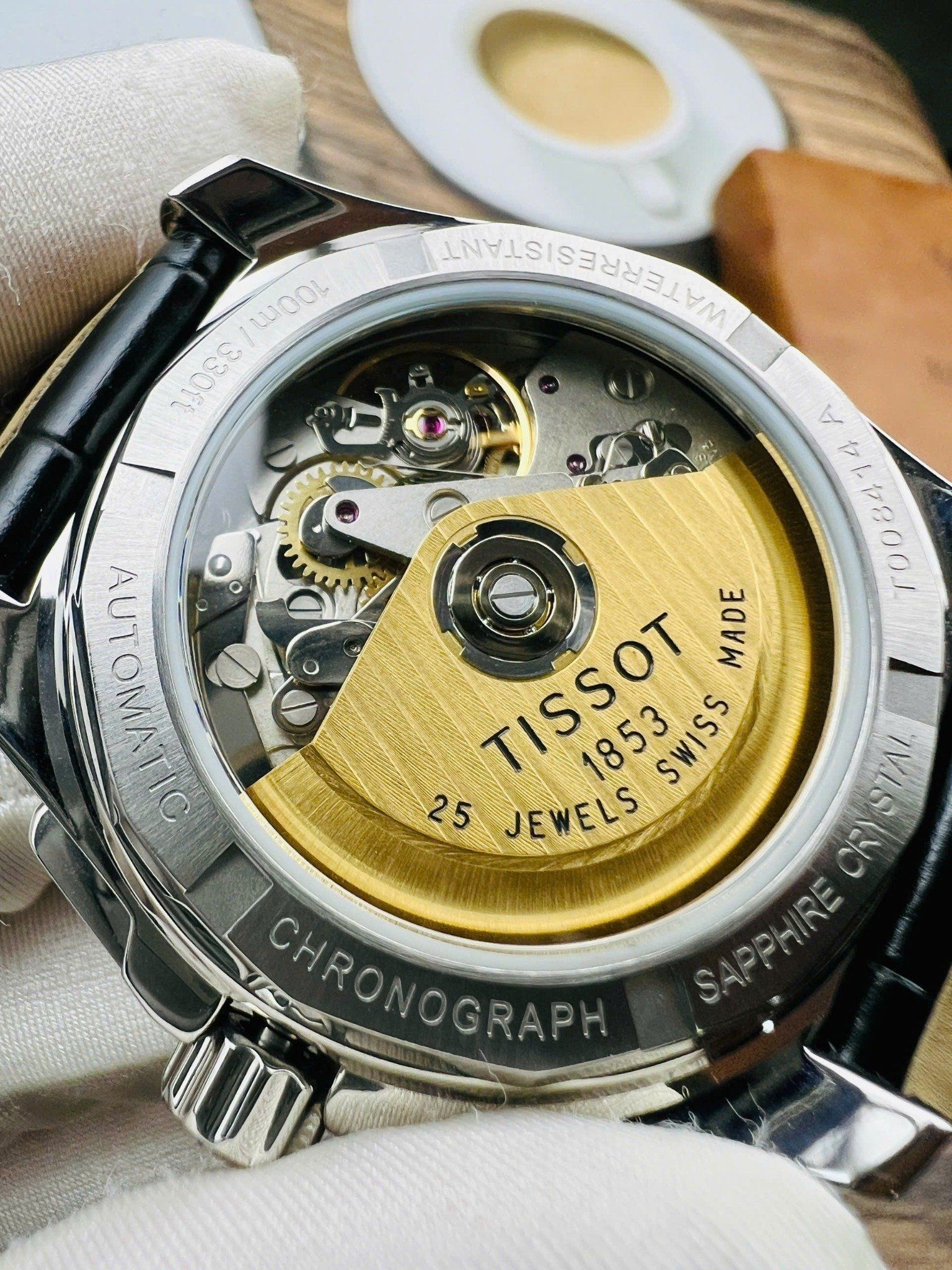 Ảnh 2 của (ĐỒNG HỒ NAM) TISSOT PRC 100 QUADRATO CHRONOGRAPH T008.414.16.051.00 ( T0084141605100 ) 39mm