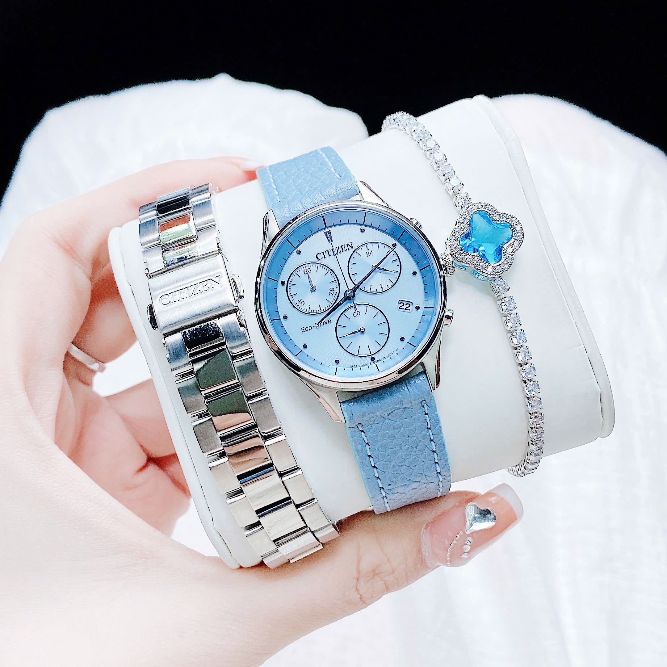 (ĐỒNG HỒ NỮ) Citizen Eco-Drive FB1440-57L 32mm