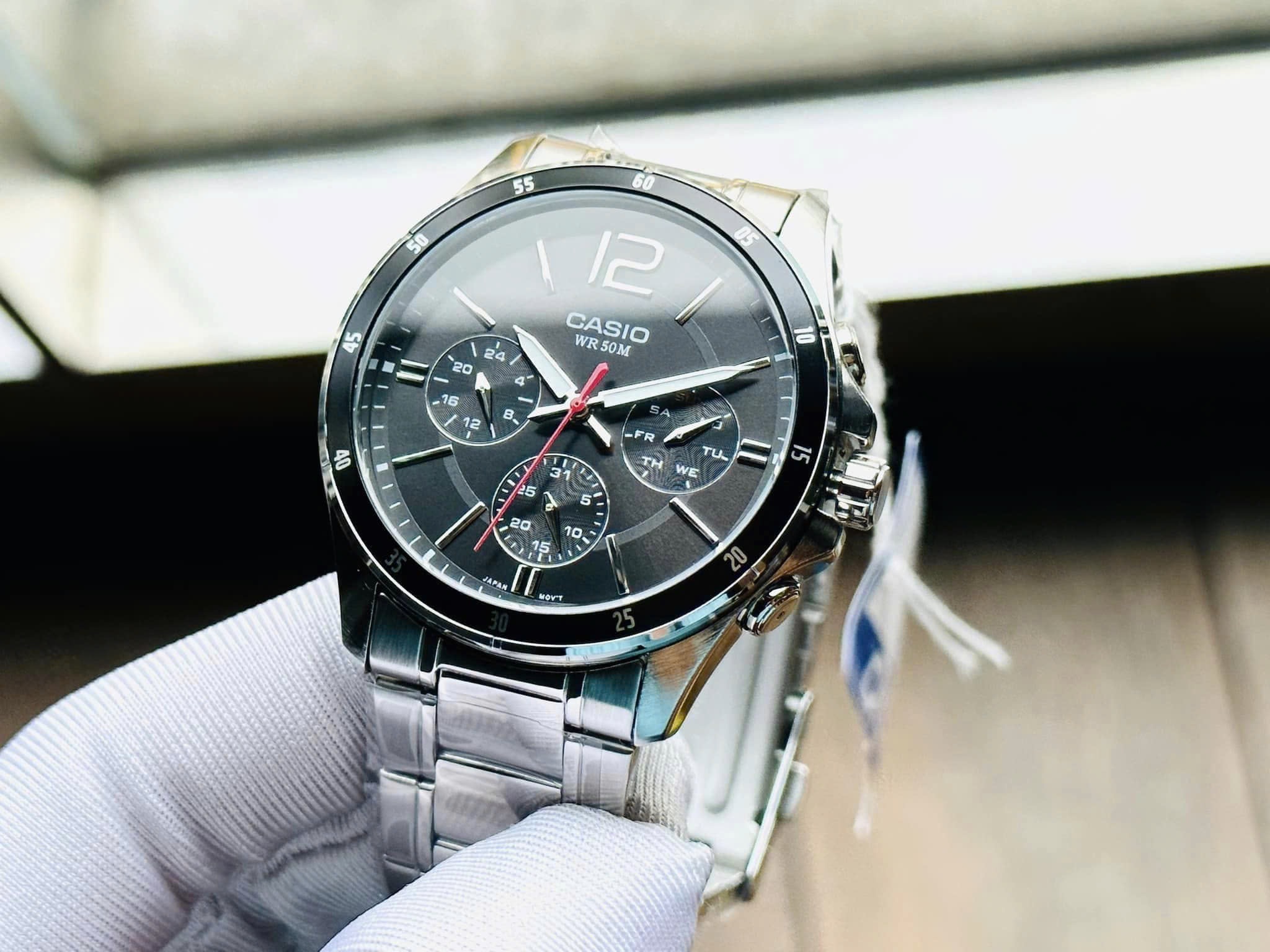 Ảnh 6 của (ĐỒNG HỒ NAM) Casio Quartz MTP-1374D-1AV ( MTP1374D1AV )