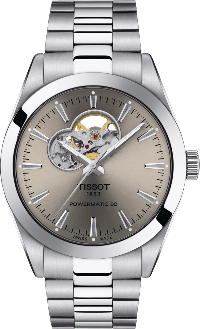 ĐỒNG HỒ NAM TISSOT GENTLEMAN POWERMATIC 80 OPEN HEART T127.407.11.081.00 , 40MM
