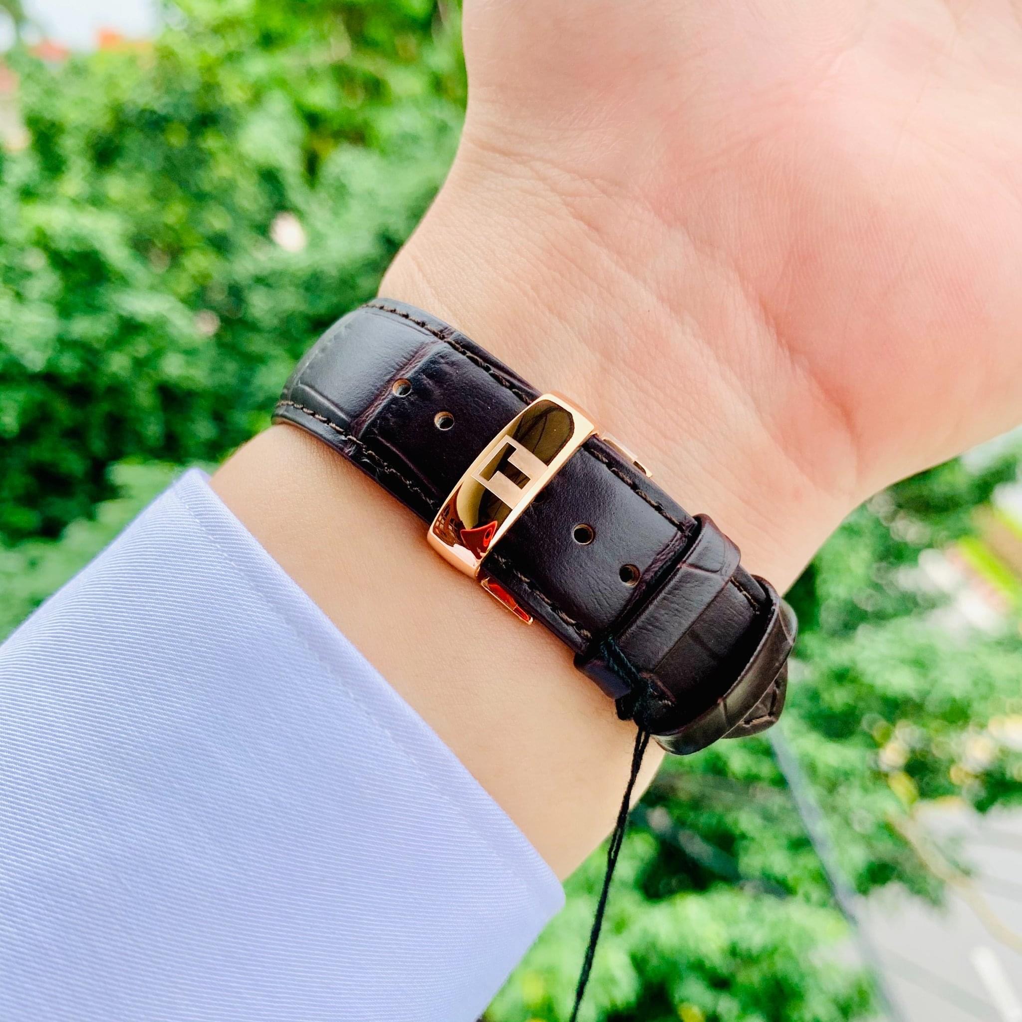 Ảnh 4 của (ĐỒNG HỒ NAM) (New) Tissot GMT RoseGold T063.639.36.037.00 ( T0636393603700 ) 42mm