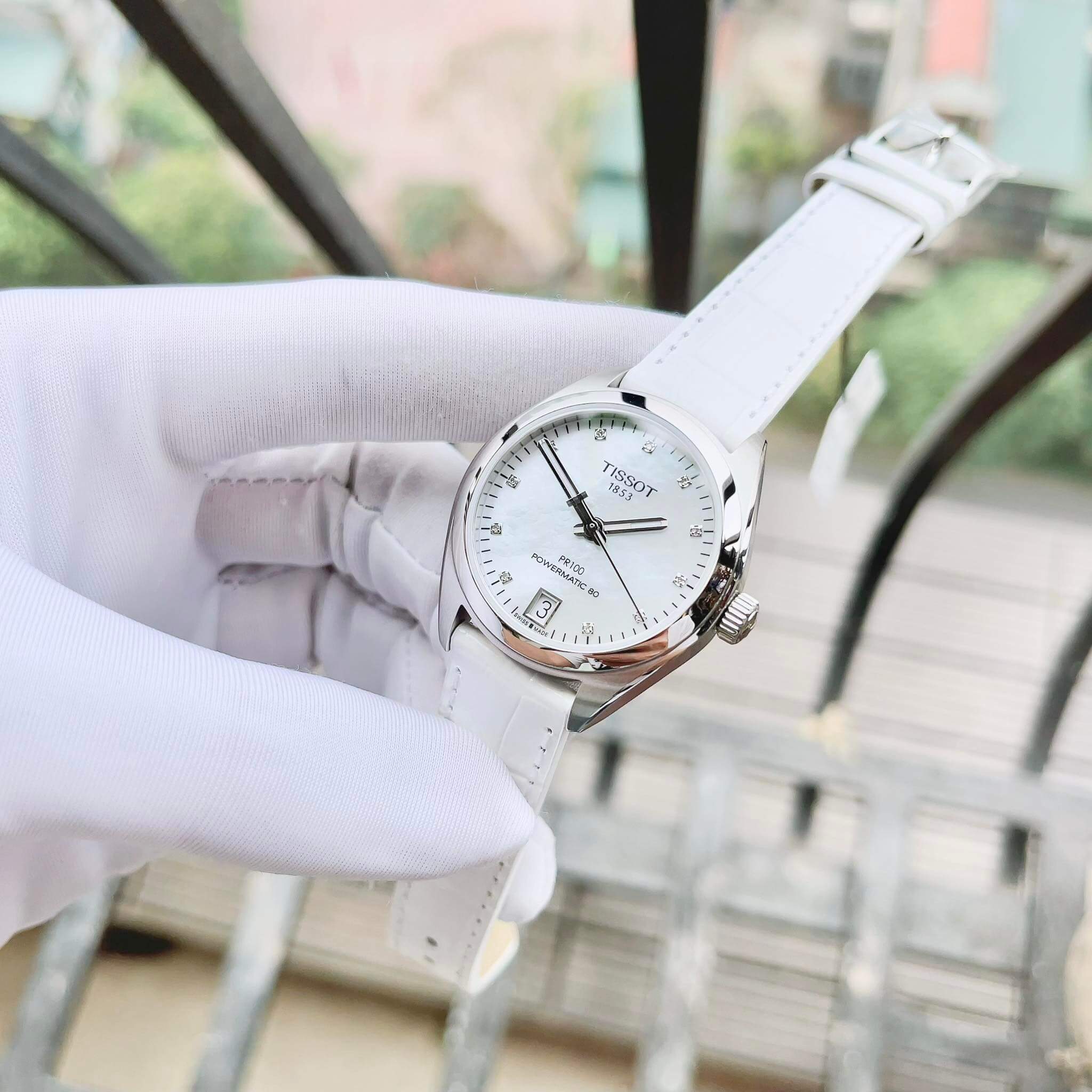 Ảnh 3 của (ĐỒNG HỒ NỮ) Tissot PR100 Powermatic 80 Lady T101.207.16.116.00 ( T1012071611600) 33mm