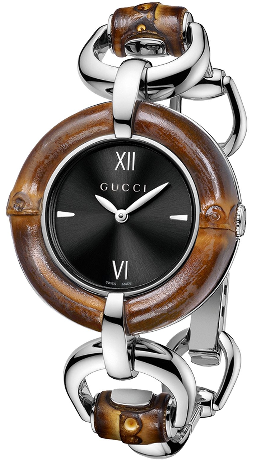 ĐỒNG HỒ NỮ Gucci Bamboo YA132401 Women's Swiss Stainless Watch 35mm