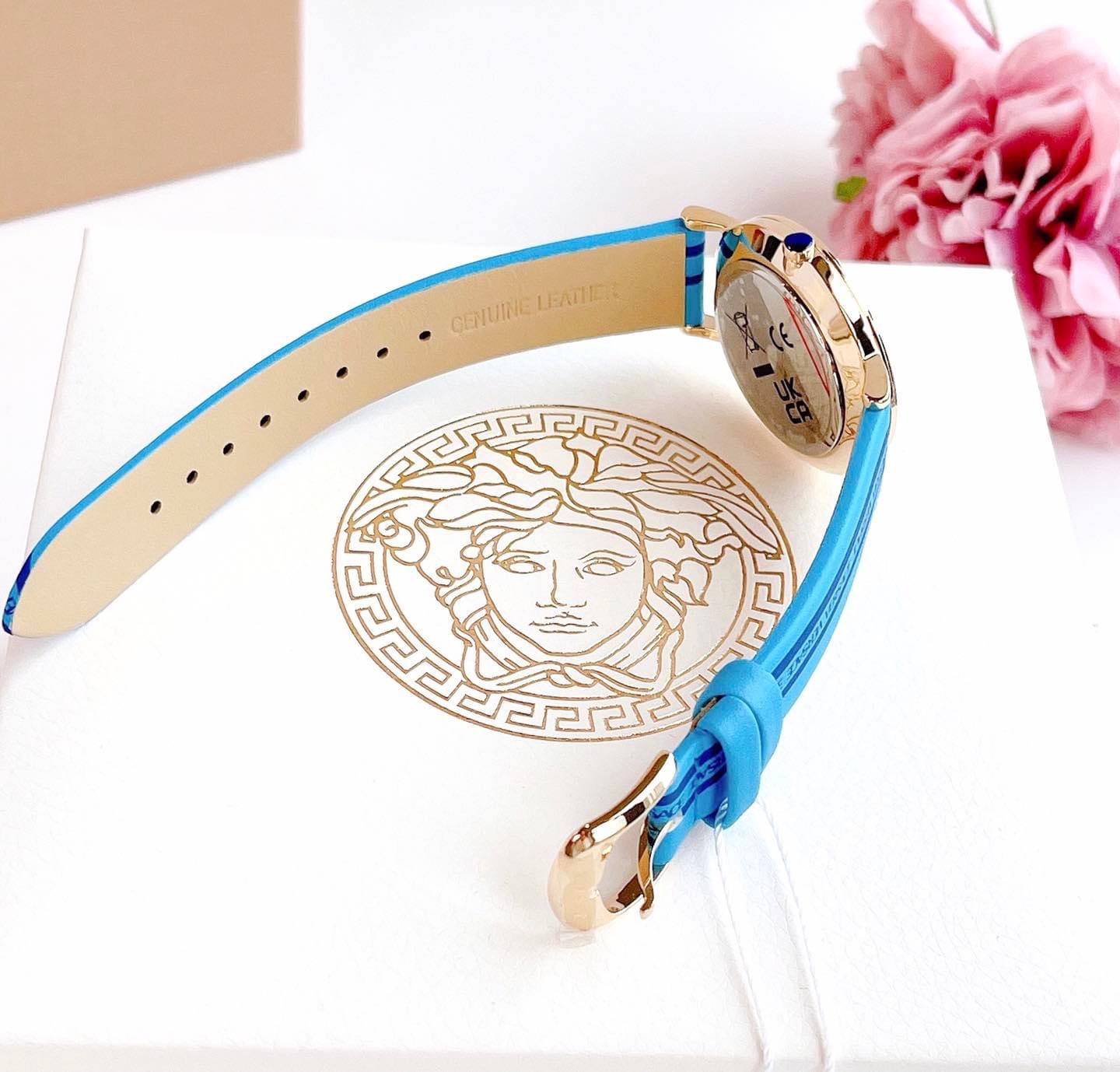 Ảnh 6 của (ĐỒNG HỒ NỮ) Versace New Generation Quartz Blue Dial VE3M00222 36mm