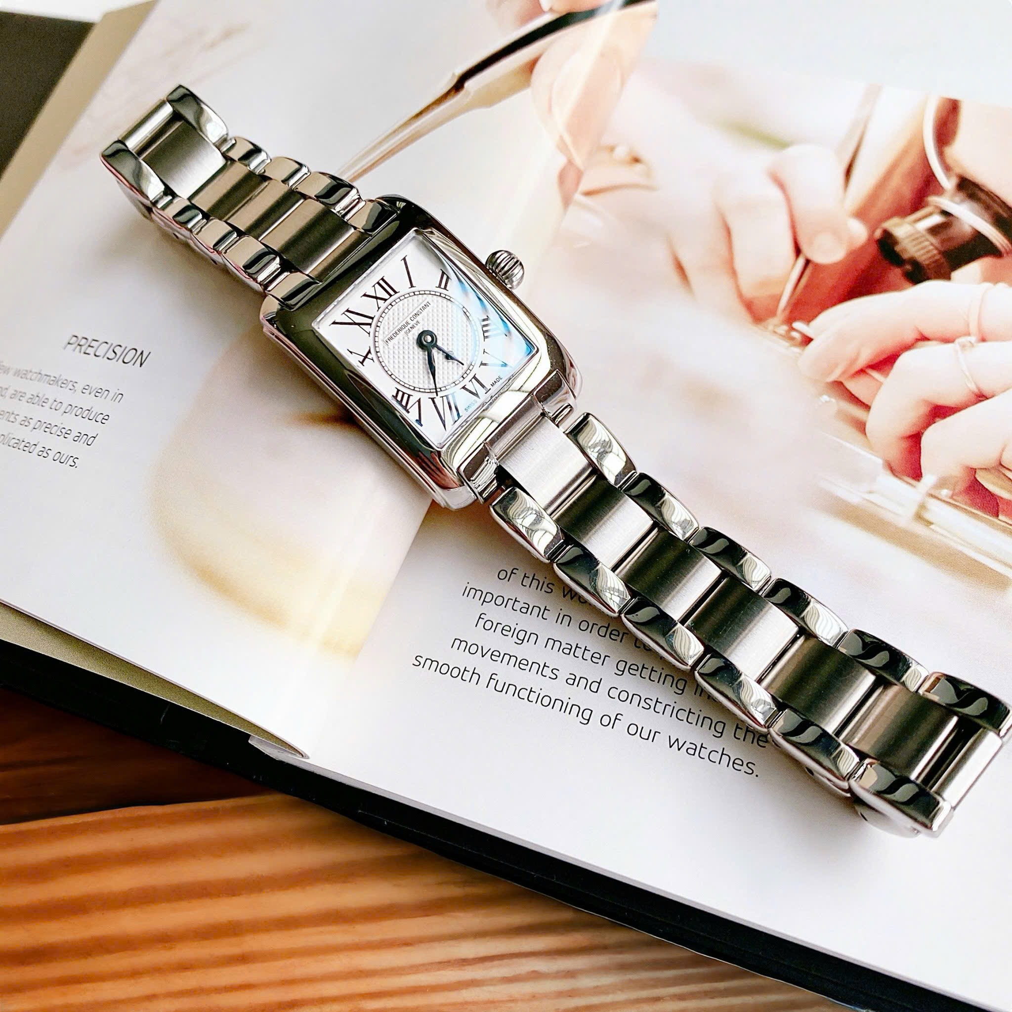 Ảnh 2 của (ĐỒNG HỒ NỮ ) Frederique Constant Quartz FC-200MC16B ( 200MC16B ) ( FC200MC16B )