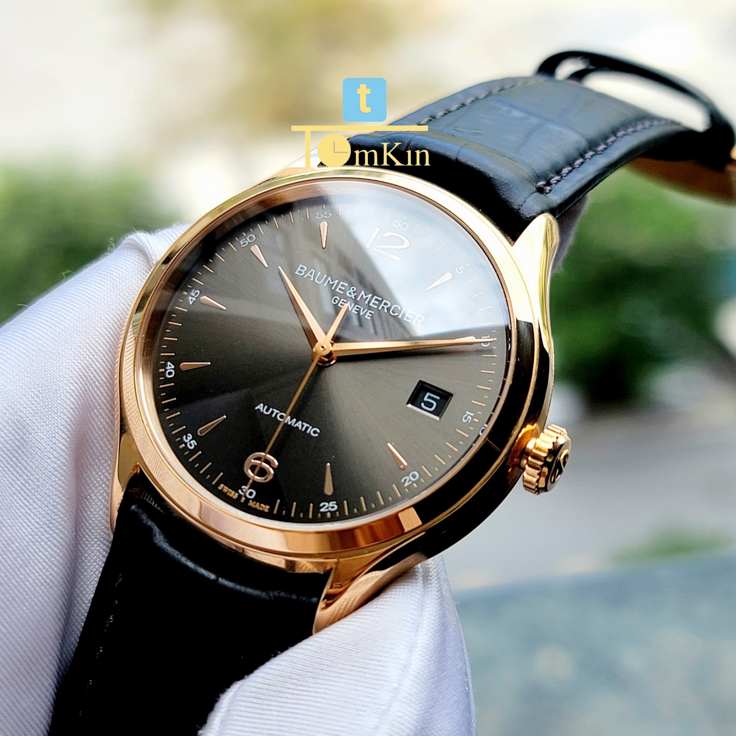 Ảnh 2 của ĐỒNG HỒ BAUME ET MERCIER CLIFTON AUTOMATIC 18K ROSE GOLD MOA10059
