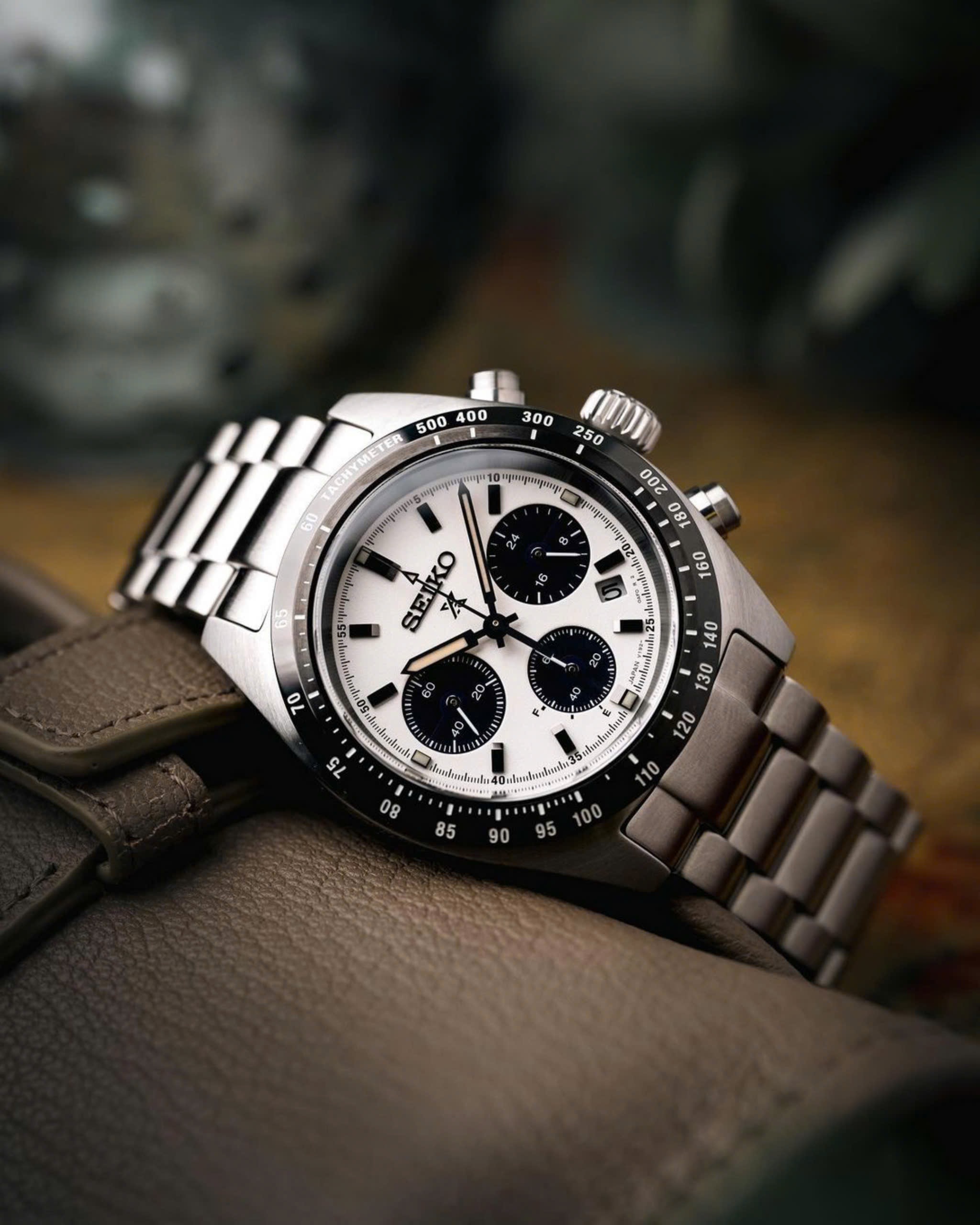 Ảnh 8 của (ĐỒNG HỒ NAM) Seiko Solar SSC813 ( SSC813P1 ) Prospex Speedtimer Chronograph 39mm