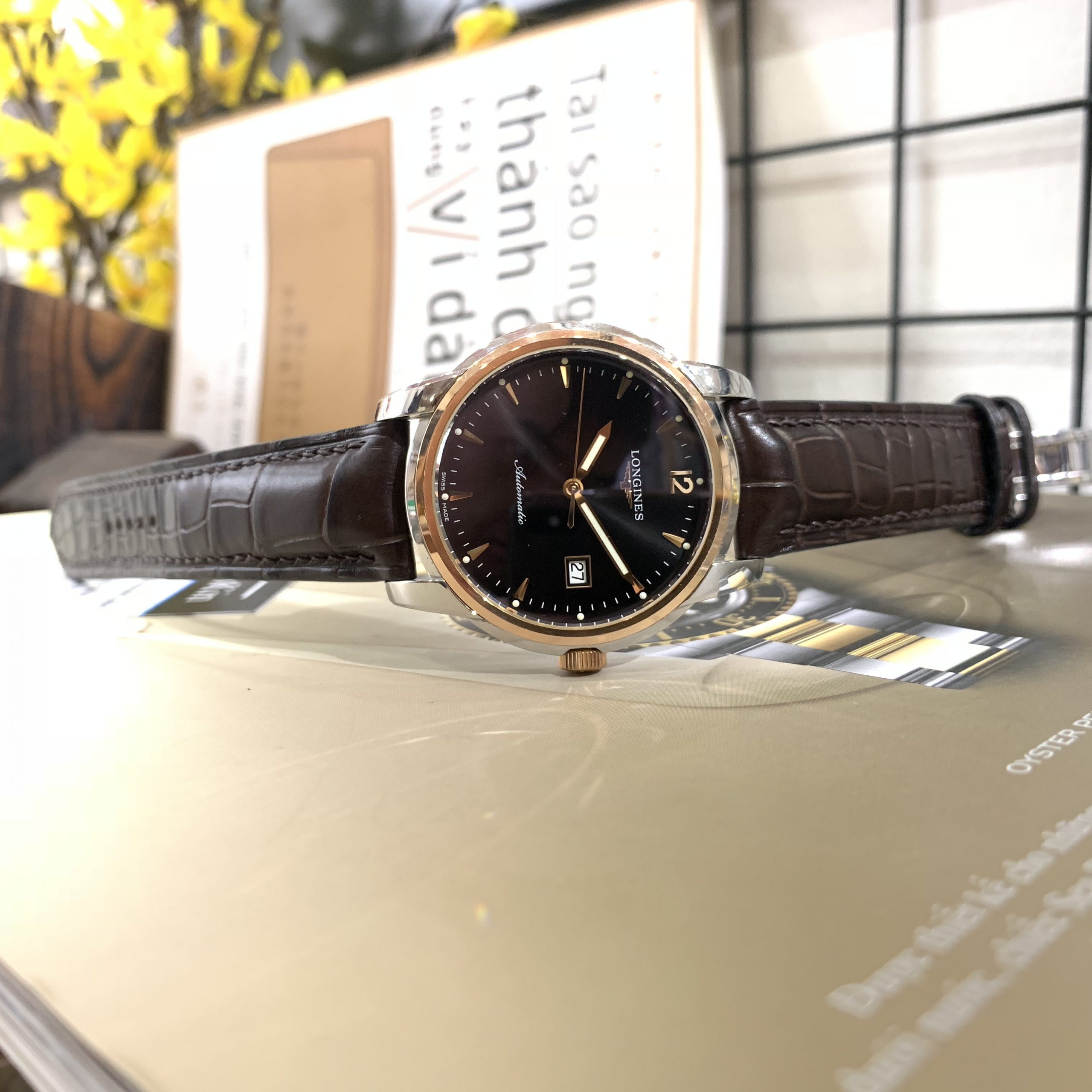 Ảnh 2 của Longines Saint Imier L27665523 vàng 18k