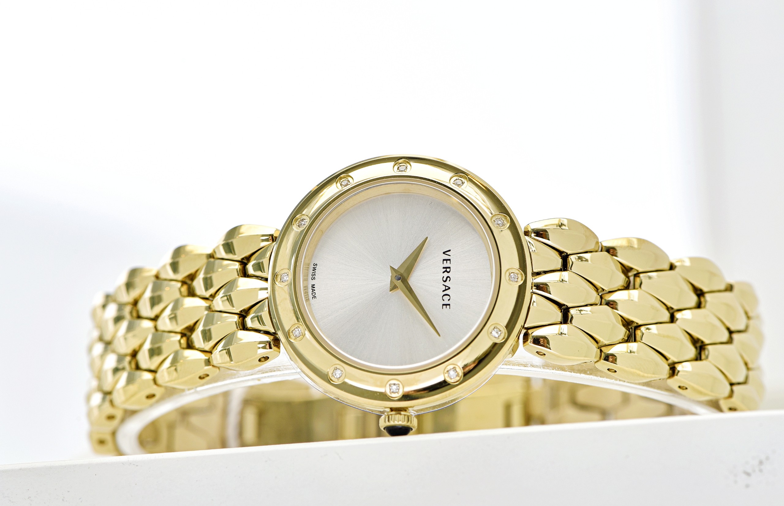 Ảnh 4 của [Đồng hồ nữ] Versace V-FLARE Diamond Watch, 28mm, VEBN00918