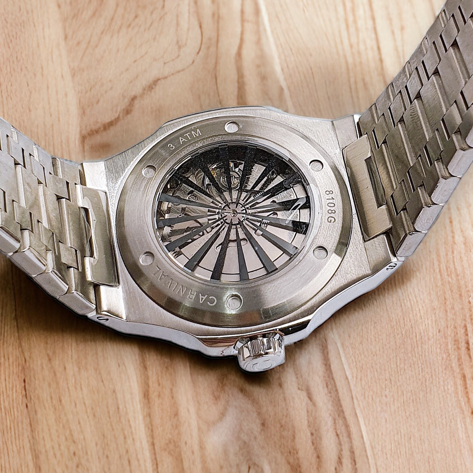 Ảnh 5 của (ĐỒNG HỒ NAM) (New) Carnival Nautilus 8108G-VT-N 40mm