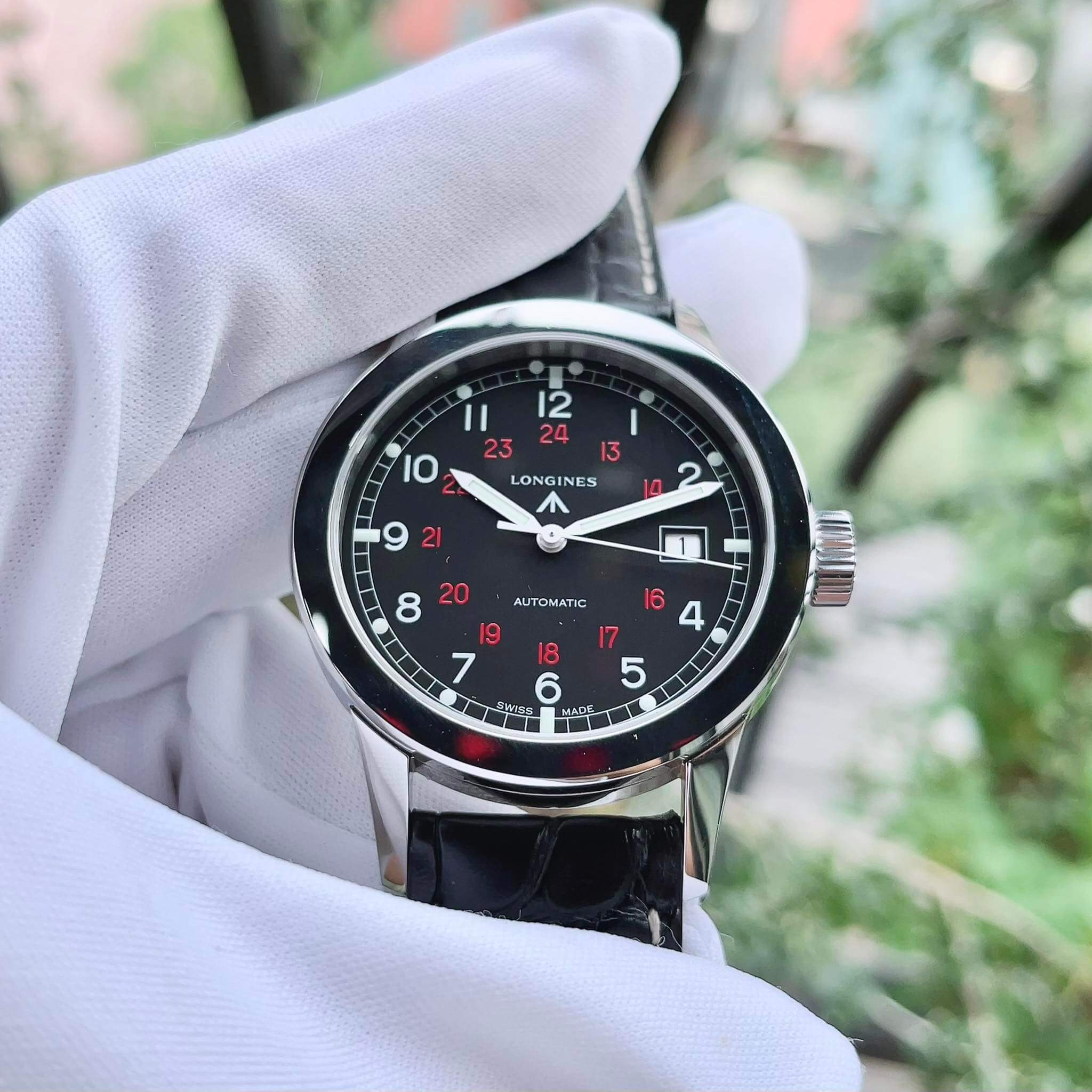 (ĐỒNG HỒ NAM) (New) Longines Heritage Military L2.832.4.53.0 ( L28324530 ) 40mm