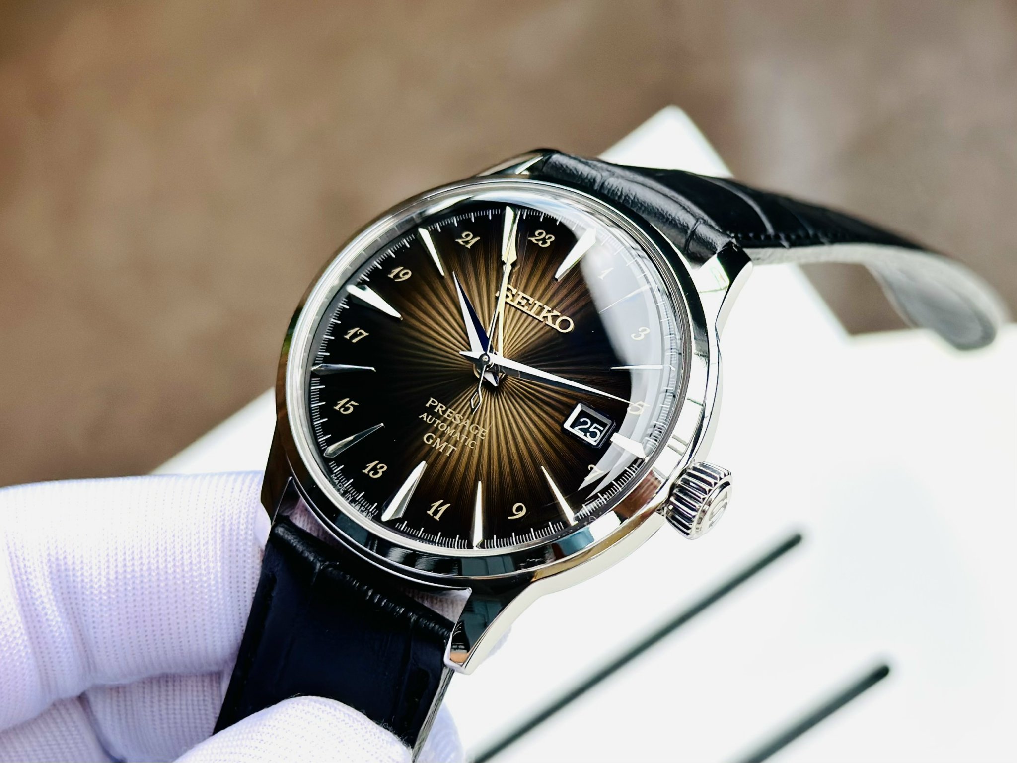 (ĐỒNG HỒ NAM) Seiko Presage Cocktail Time GMT SSK039J1 (SSK039) (Sary243)