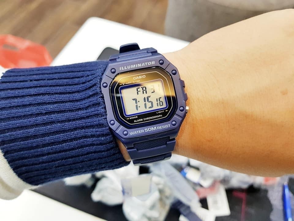 Casio Cá Tính size 38mm W-218H-4BVDF
