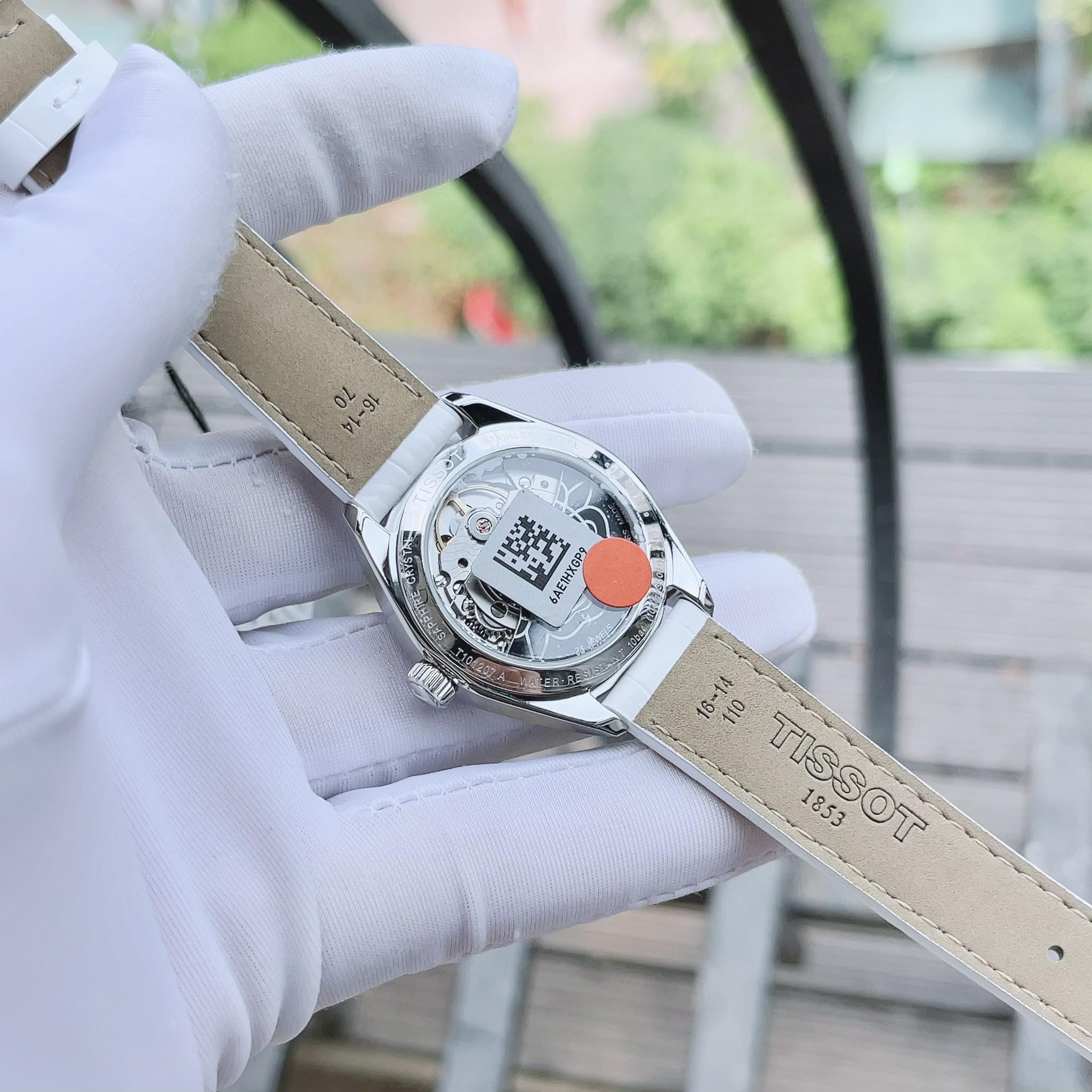 Ảnh 5 của (ĐỒNG HỒ NỮ) Tissot PR 100 Automatic Diamond White MOP Dial Ladies Watch T101.207.16.116.01 (T1012071611601 ) 33mm