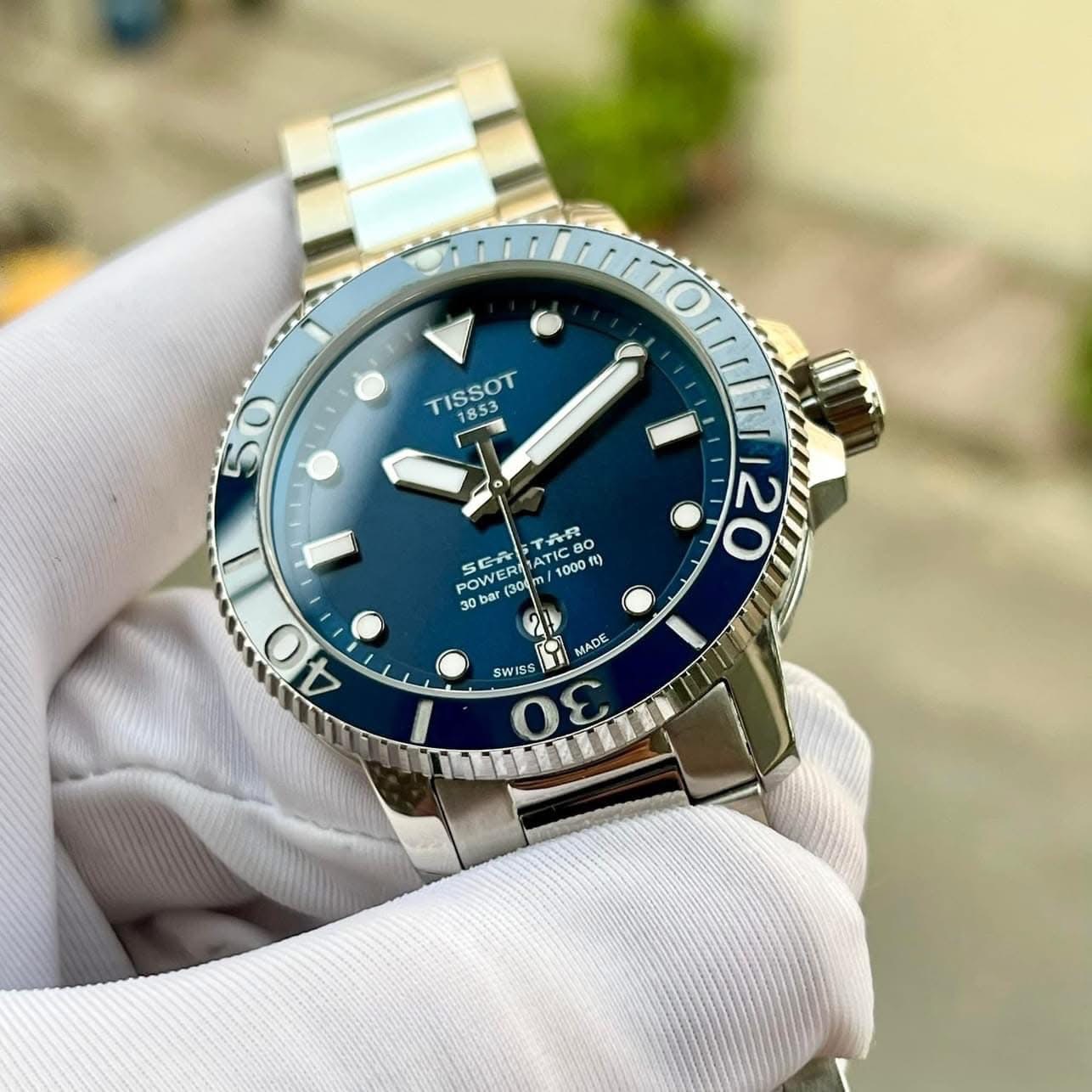 ( ĐỒNG HỒ NAM ) Tissot Automatic Seastar 1000 T120.407.11.041.03 ( T1204071104103 ) 43mm