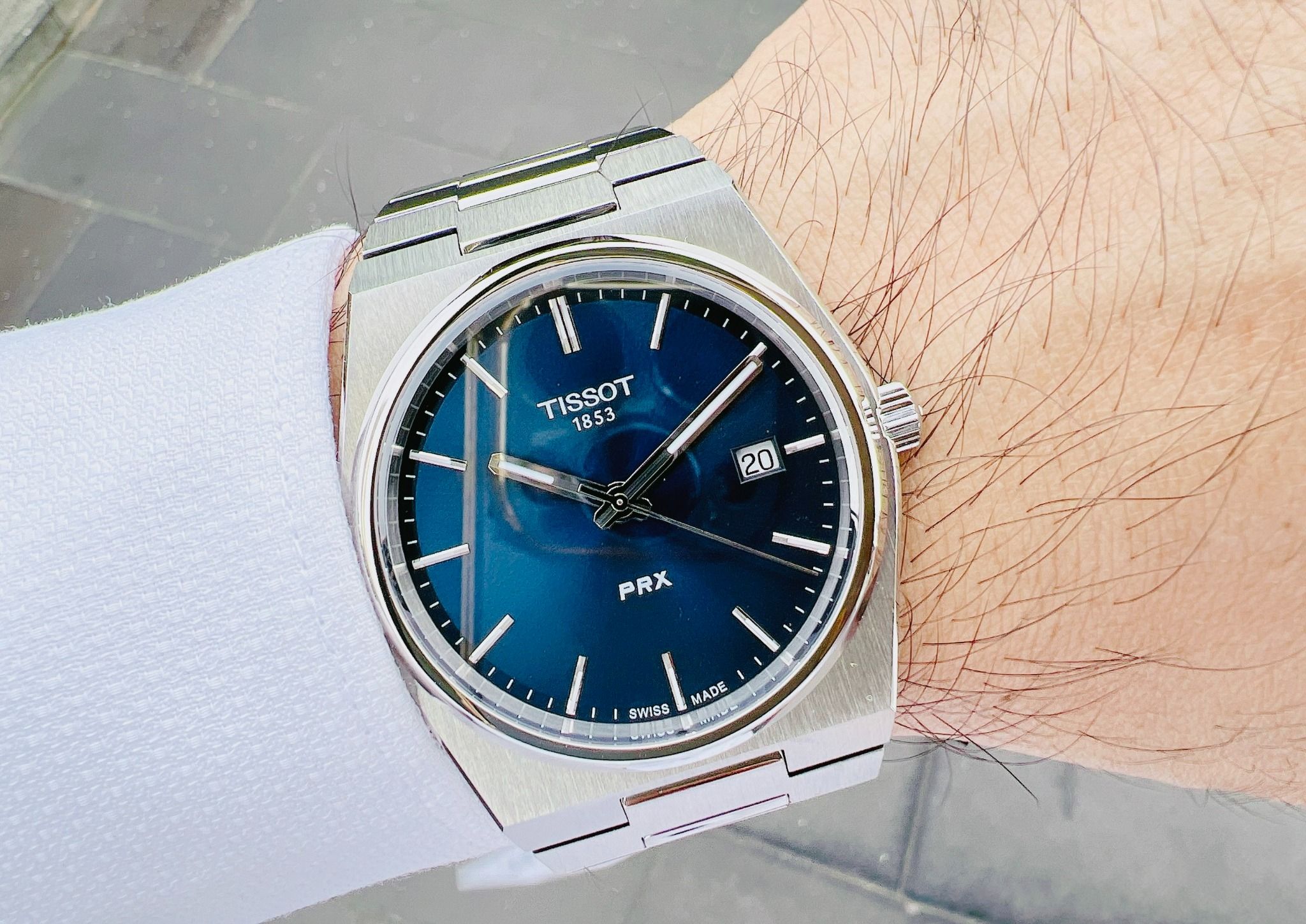 Ảnh 4 của (ĐỒNG HỒ NAM) Tissot Quartz PRX T137.410.11.041.00 ( T1374101104100 )