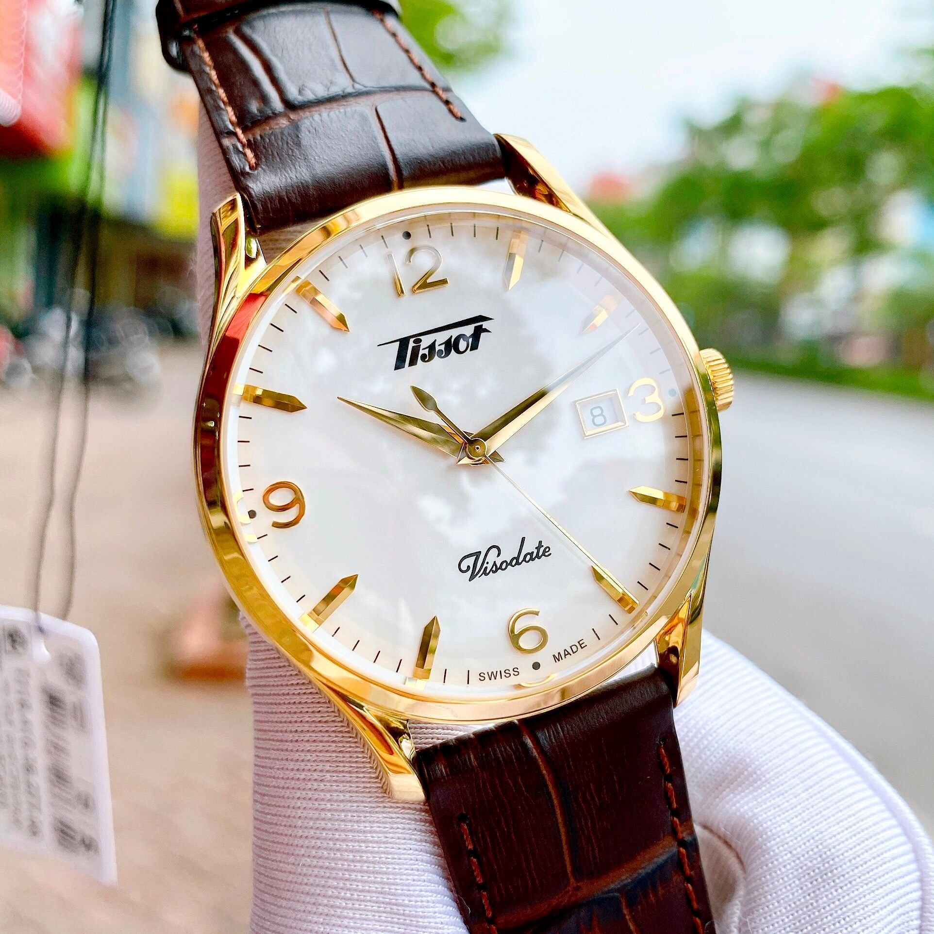 (ĐỒNG HỒ NAM) (New) TISSOT NAM HERITAGE VISODATE T118.410.36.277.00 (T1184103627700) 40MM
