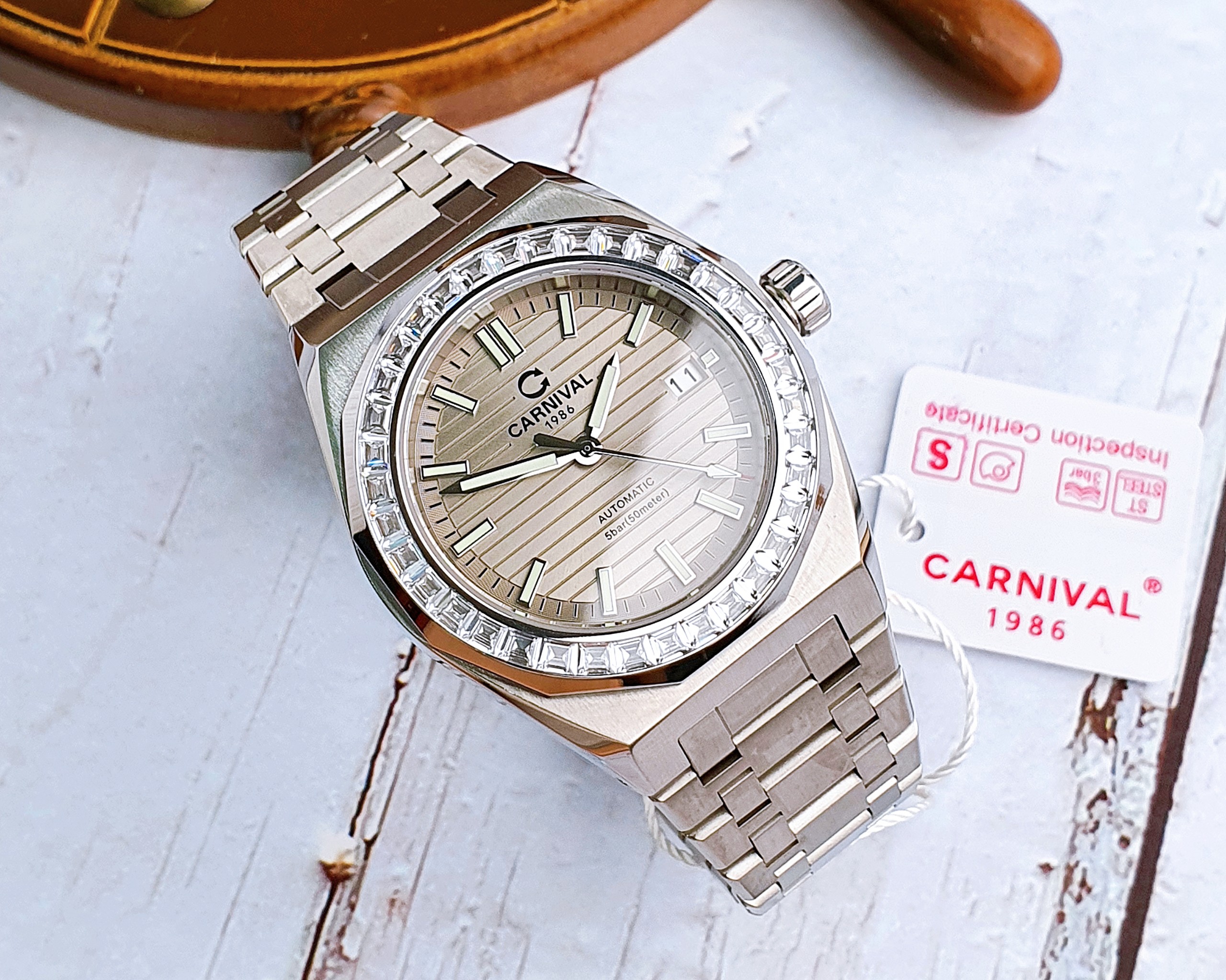 Ảnh 2 của (ĐỒNG HỒ NAM) (New) Carnival 8107GC.G8107.105.011 42mm