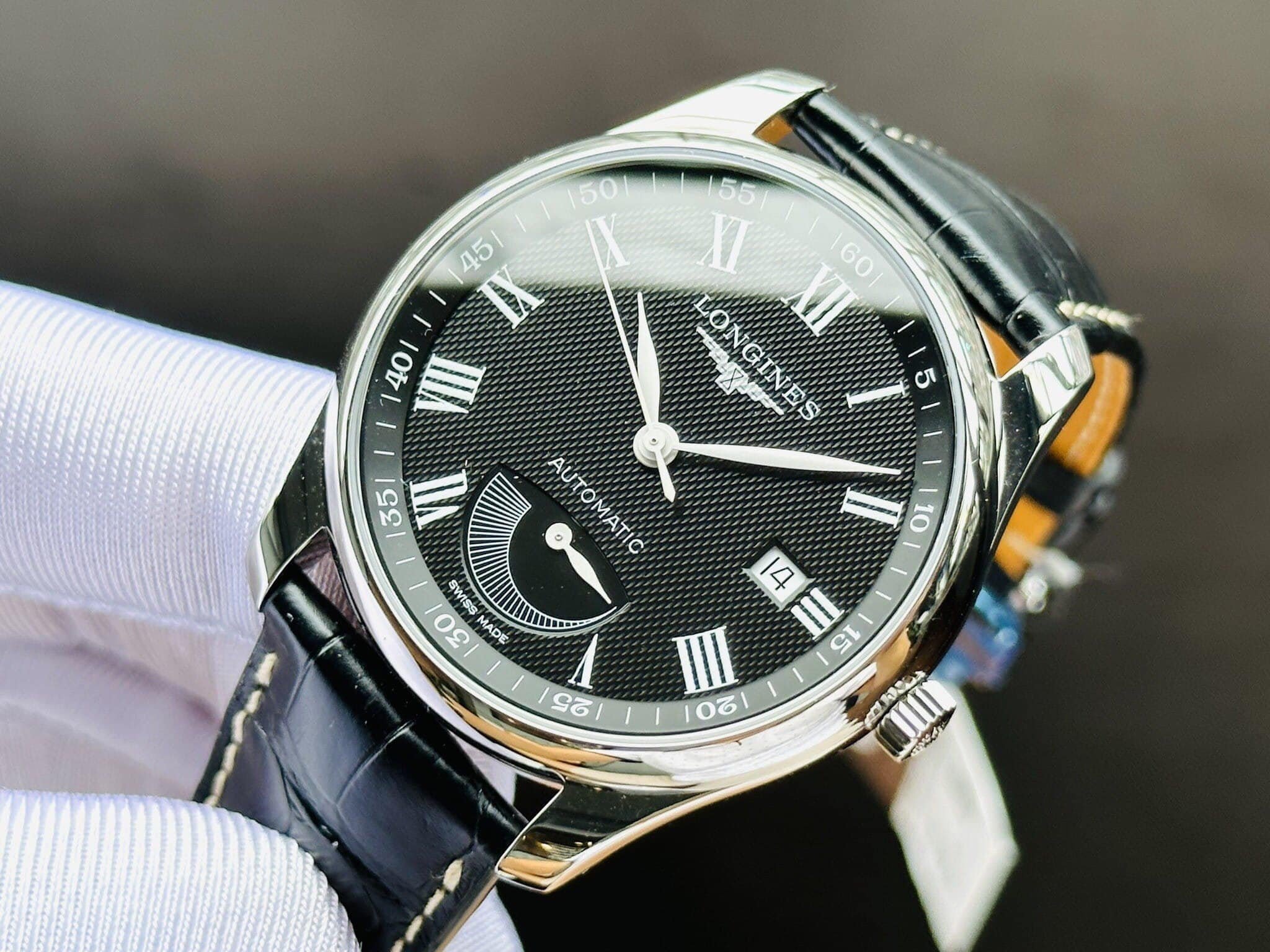 Ảnh 3 của (ĐỒNG HỒ NAM) (NEW) Longies Automatic L2.908.4.51.7 Master Collection ( L29084517 ) 40mm