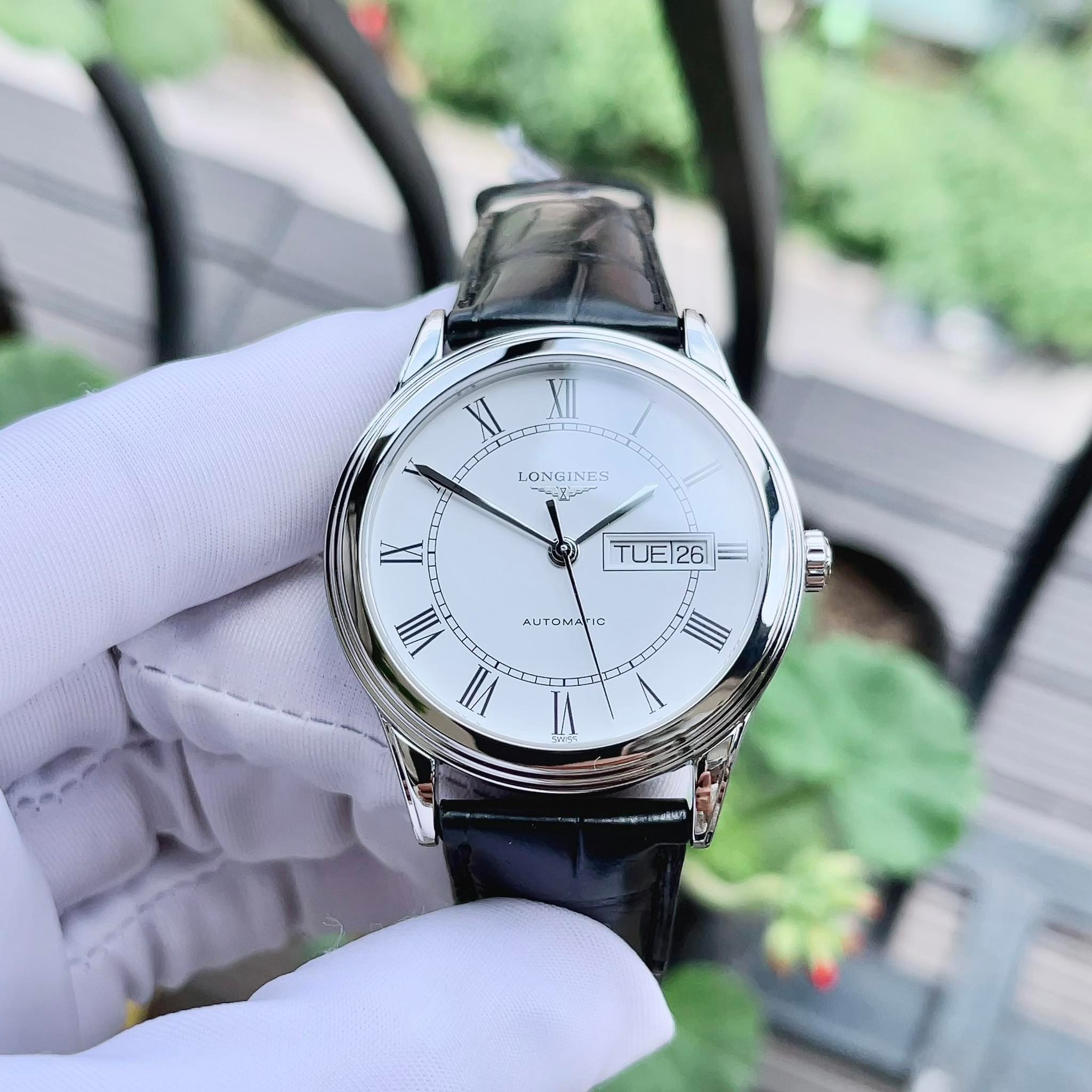 (ĐỒNG HỒ NAM) (New) Longines Flagship L4.899.4.21.2 ( L48994212 ) 38.5mm