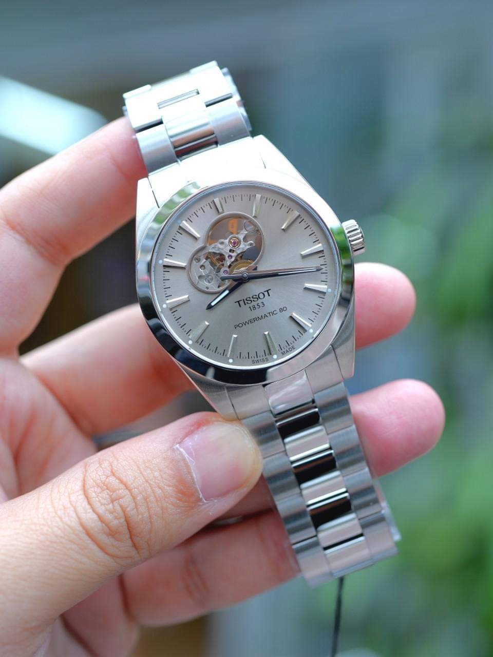 Ảnh 3 của ĐỒNG HỒ NAM TISSOT GENTLEMAN POWERMATIC 80 OPEN HEART T127.407.11.081.00 , 40MM