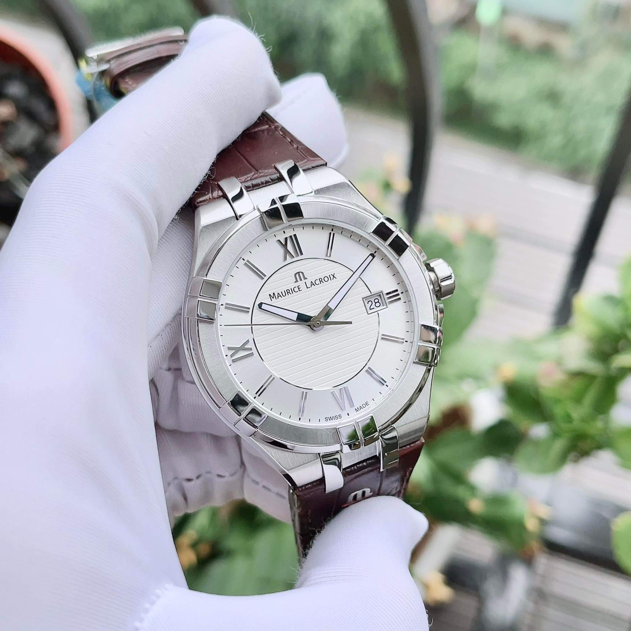 Ảnh 2 của (ĐỒNG HỒ NAM) (New) Maurice Lacroix Aikon Date 42mm AI1008-SS001-130-1 (AI1008SS0011301)