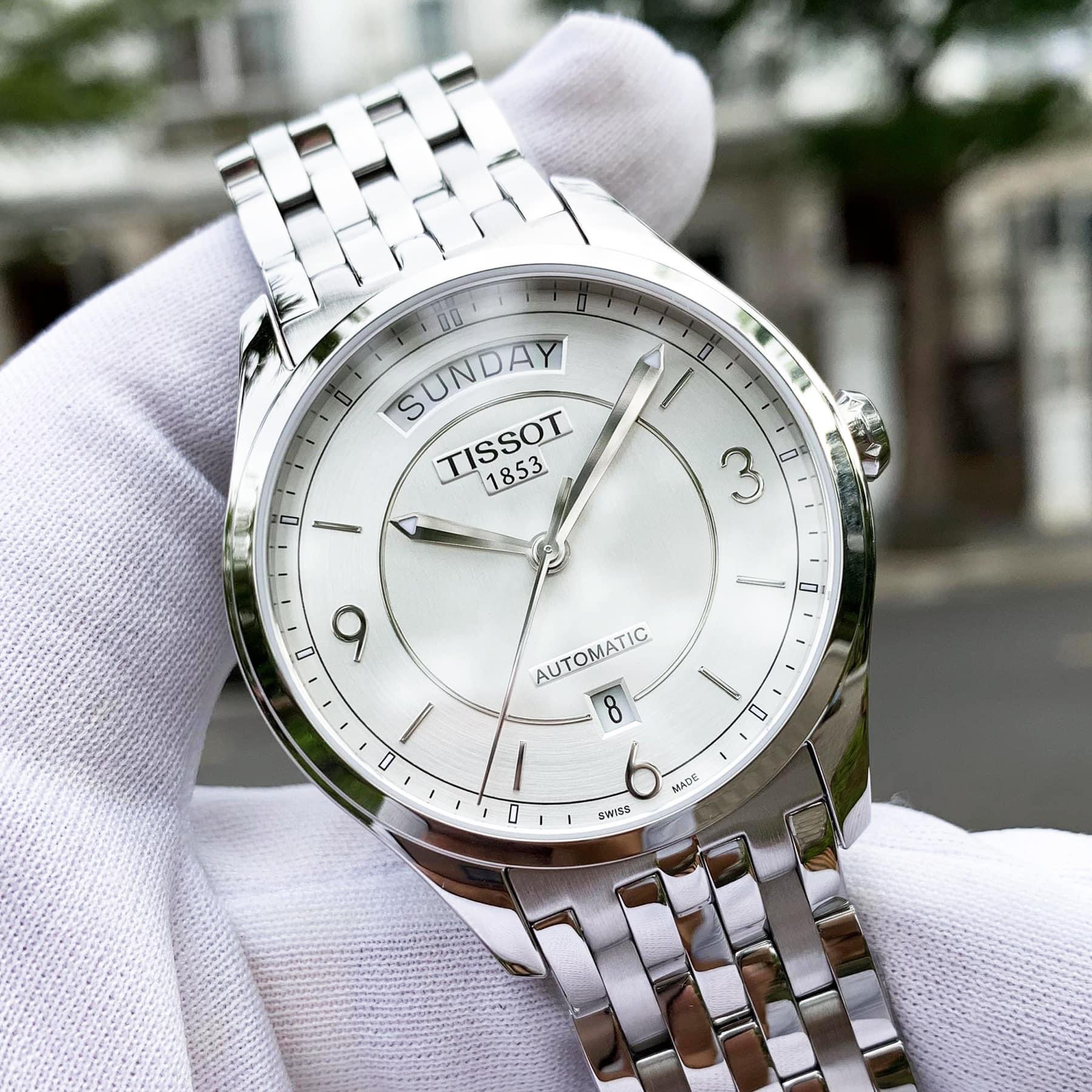 Ảnh 4 của (ĐỒNG HỒ NAM) Tissot Automatic Day Date T038.430.11.037.00 ( T0384301103700 ) 38.5mm