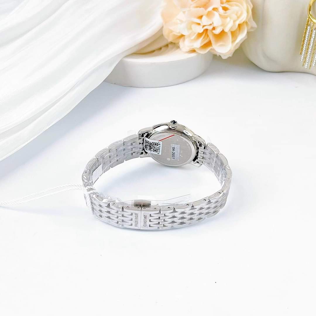 Ảnh 4 của (ĐỒNG HỒ NỮ) Frederique Constant Slimline FC-206SW1S6B ( FC206SW1S6B ) ( 206SW1S6B ) Ladies Moonphase 30MM