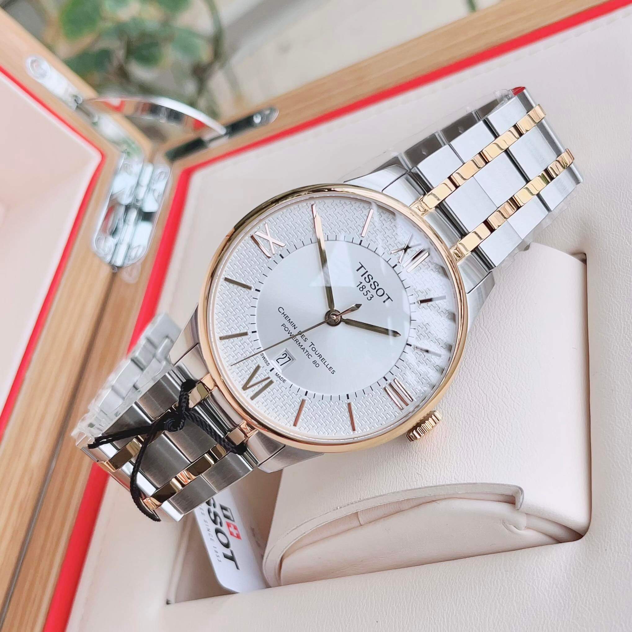 (ĐỒNG HỒ NAM) (New) Tissot Automatic Chemin Des Tourelles T099.407.22.038.01 ( T0994072203801 ) Helvetic Pride Special Edition