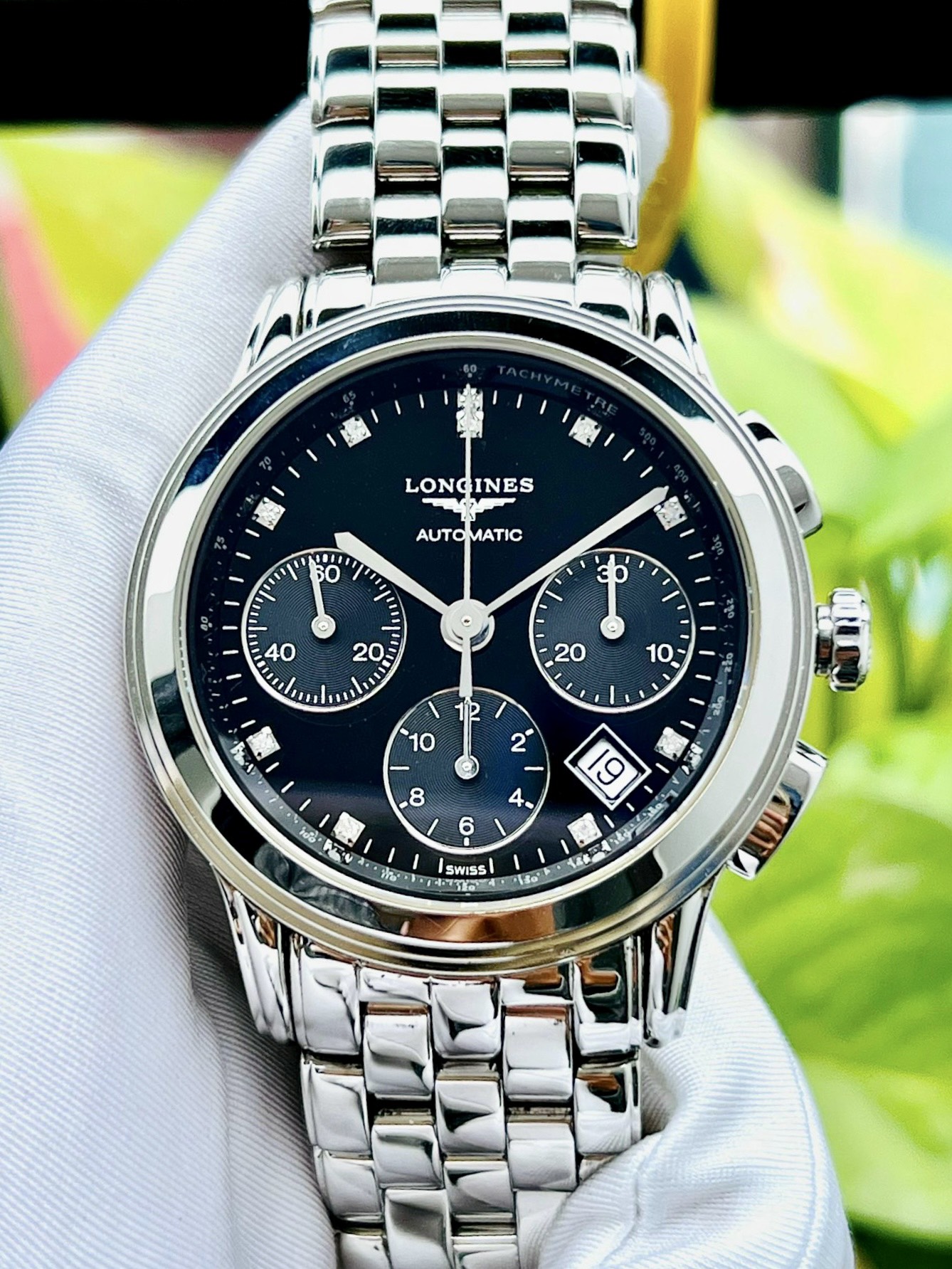 (DEAL LƯỚT) (ĐỒNG HỒ NAM) Longines Flagship Diamond L4.803.4.57.6 (used) L48034576 39mm