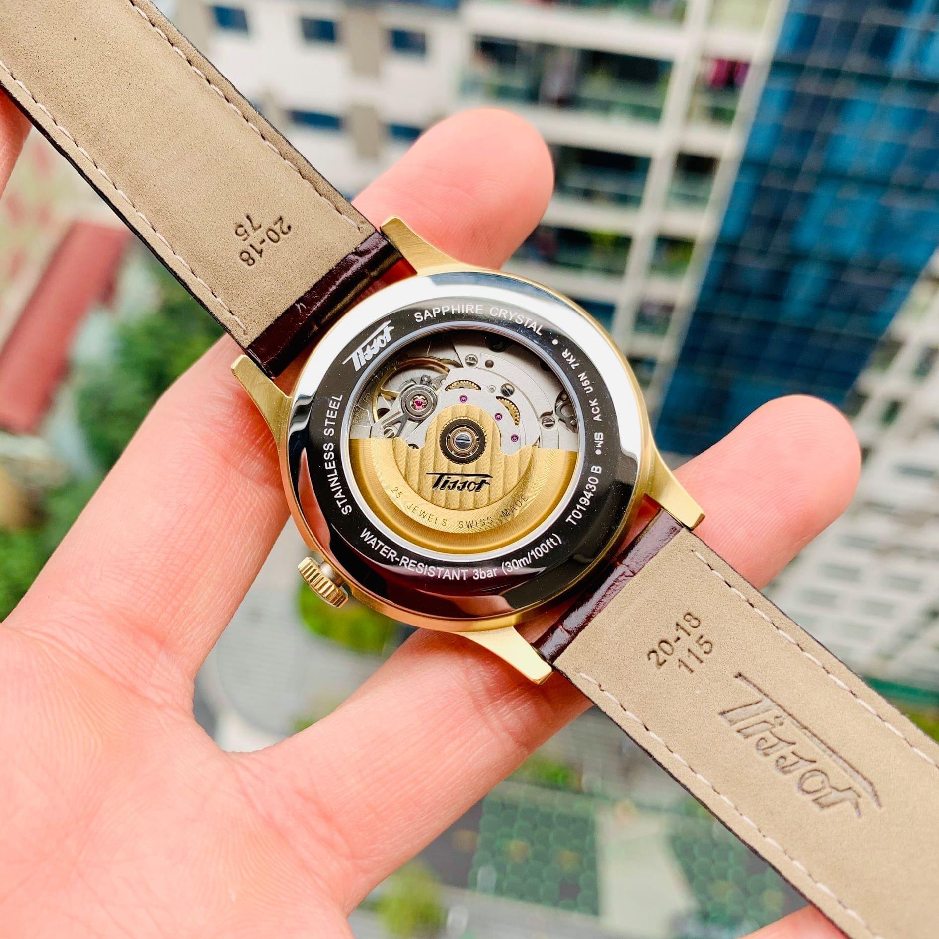 Ảnh 4 của (ĐỒNG HỒ NAM) (New) Tissot Automatic Visodate T019.430.36.031.01 ( T0194303603101 ) 40mm