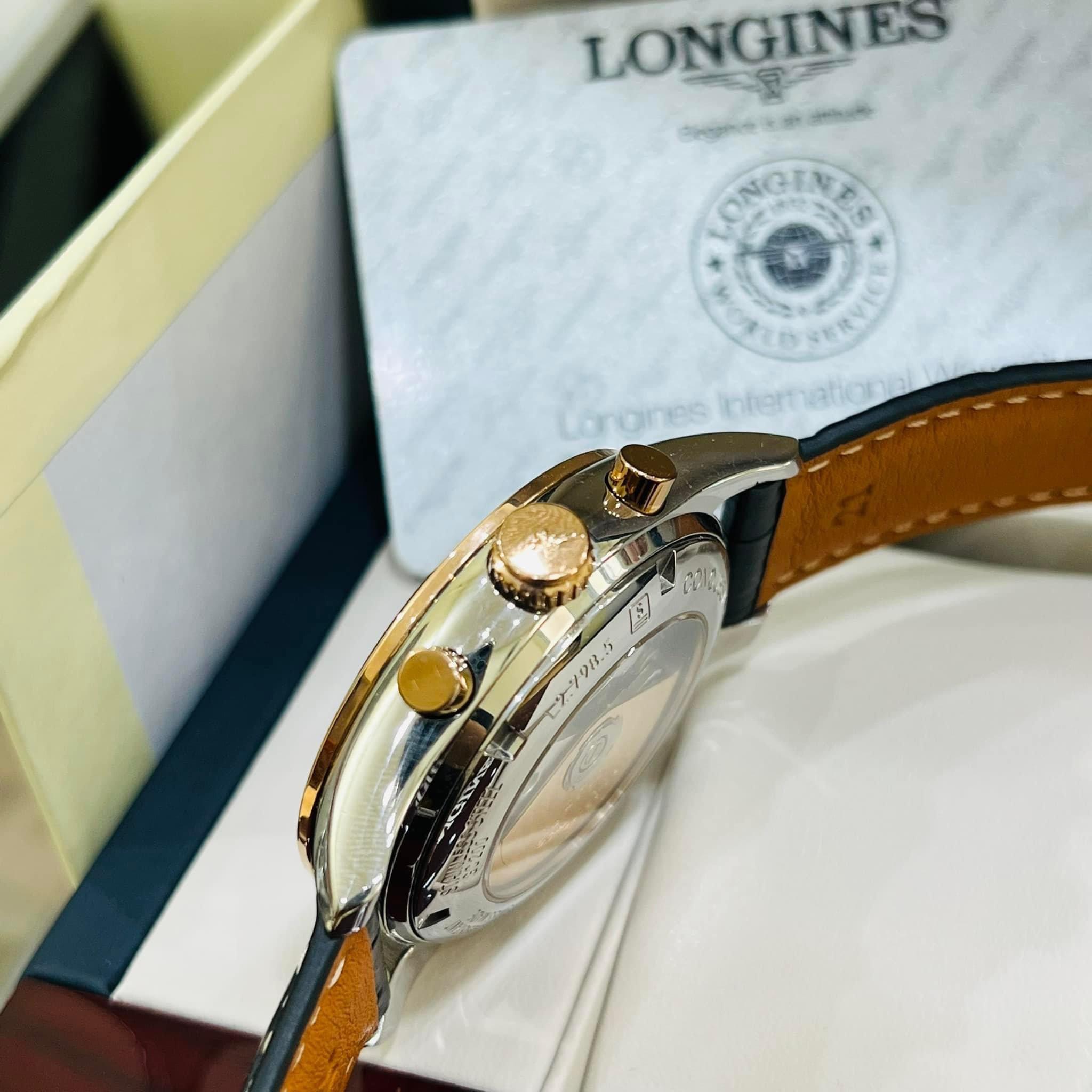 Ảnh 4 của [HÀNG LƯỚT] Đồng hồ Longines L2.798.5.52.3 - Hàng Lướt 98% Fullbox Thẻ - Automatic - Kính Sapphire - Size mặt 42mm