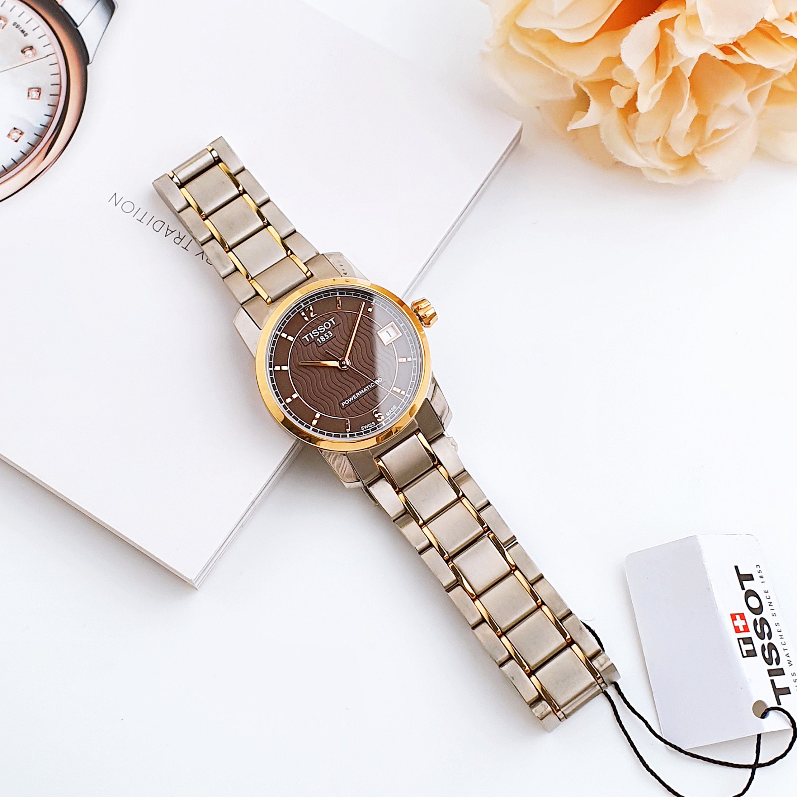 Ảnh 5 của (ĐỒNG HỒ NỮ) Tissot Ladies T-Classic Titanium Automatic T087.207.55.297.00 ( T0872075529700) 32mm