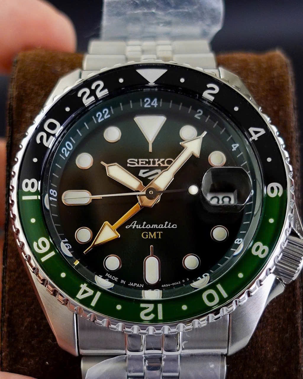 Ảnh 4 của (ĐỒNG HỒ NAM) Seiko Sport Automatic GMT SBSC019 ( SSK035 ) 42.5mm