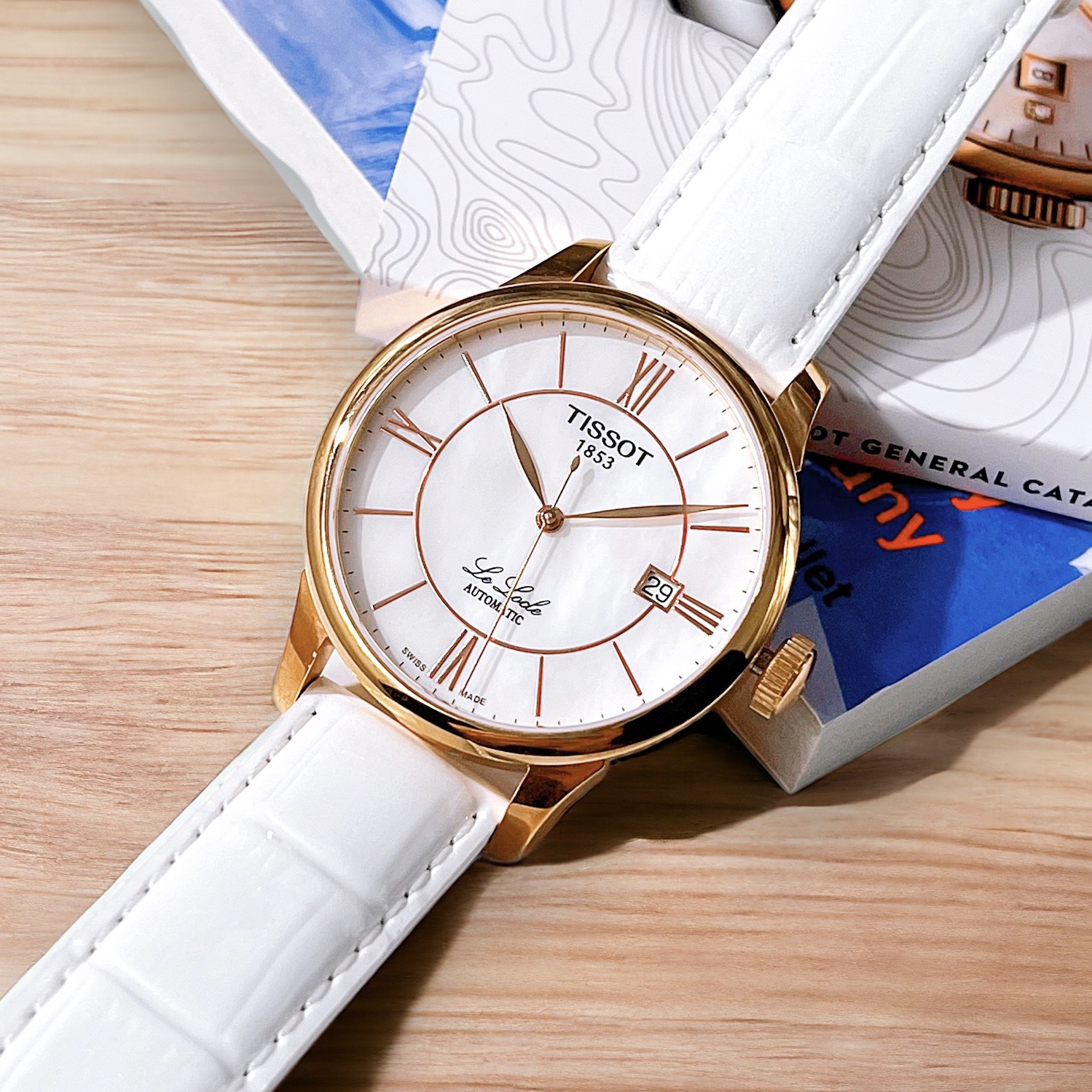 Ảnh 4 của (ĐỒNG HỒ NỮ) Tissot Automatic Le Locle T41.6.453.83 ( T41645383 ) 39.3mm