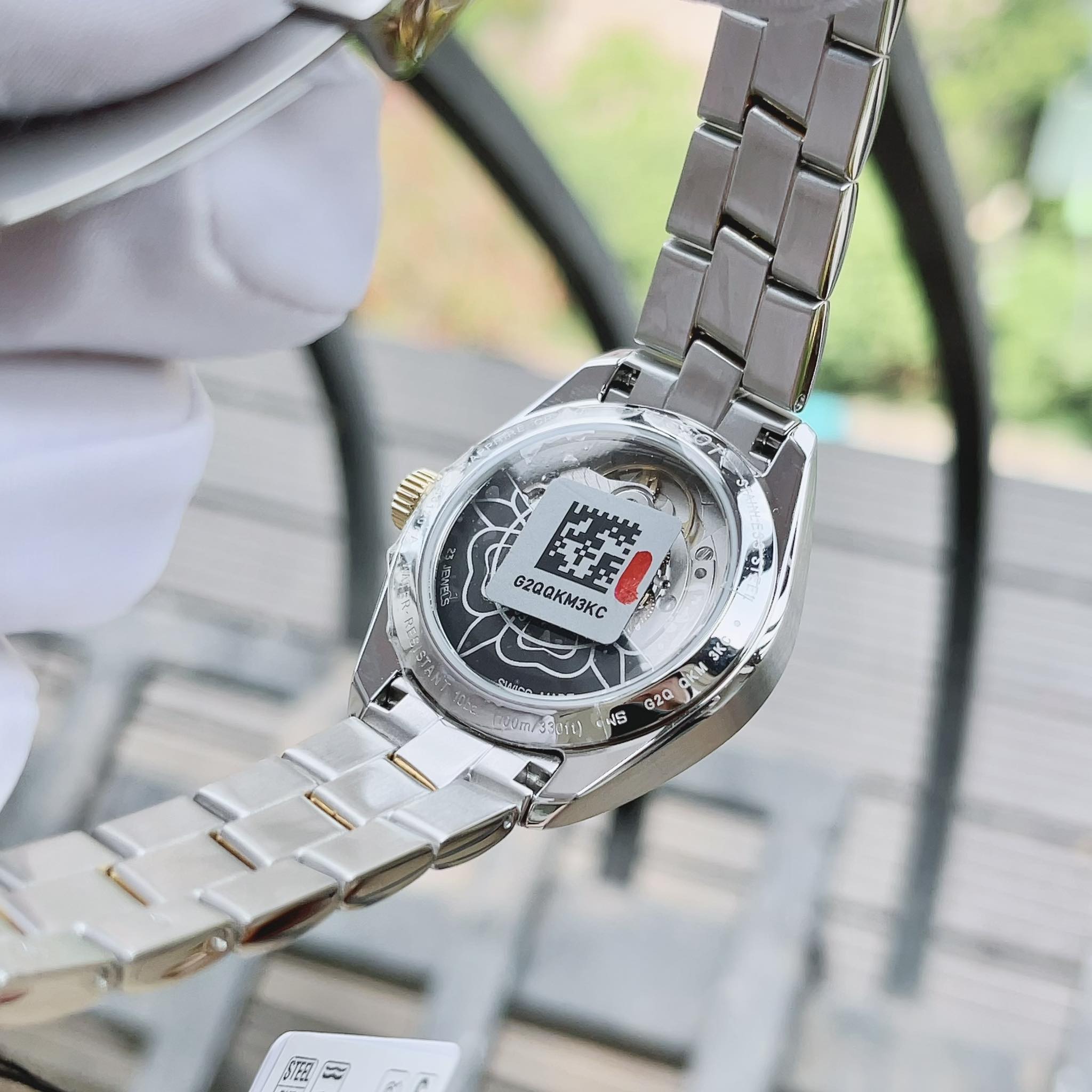 Ảnh 6 của (ĐỒNG HỒ NỮ) Tissot Automatic PR100 T101.207.22.031.00 ( T1012072203100 ) 33mm