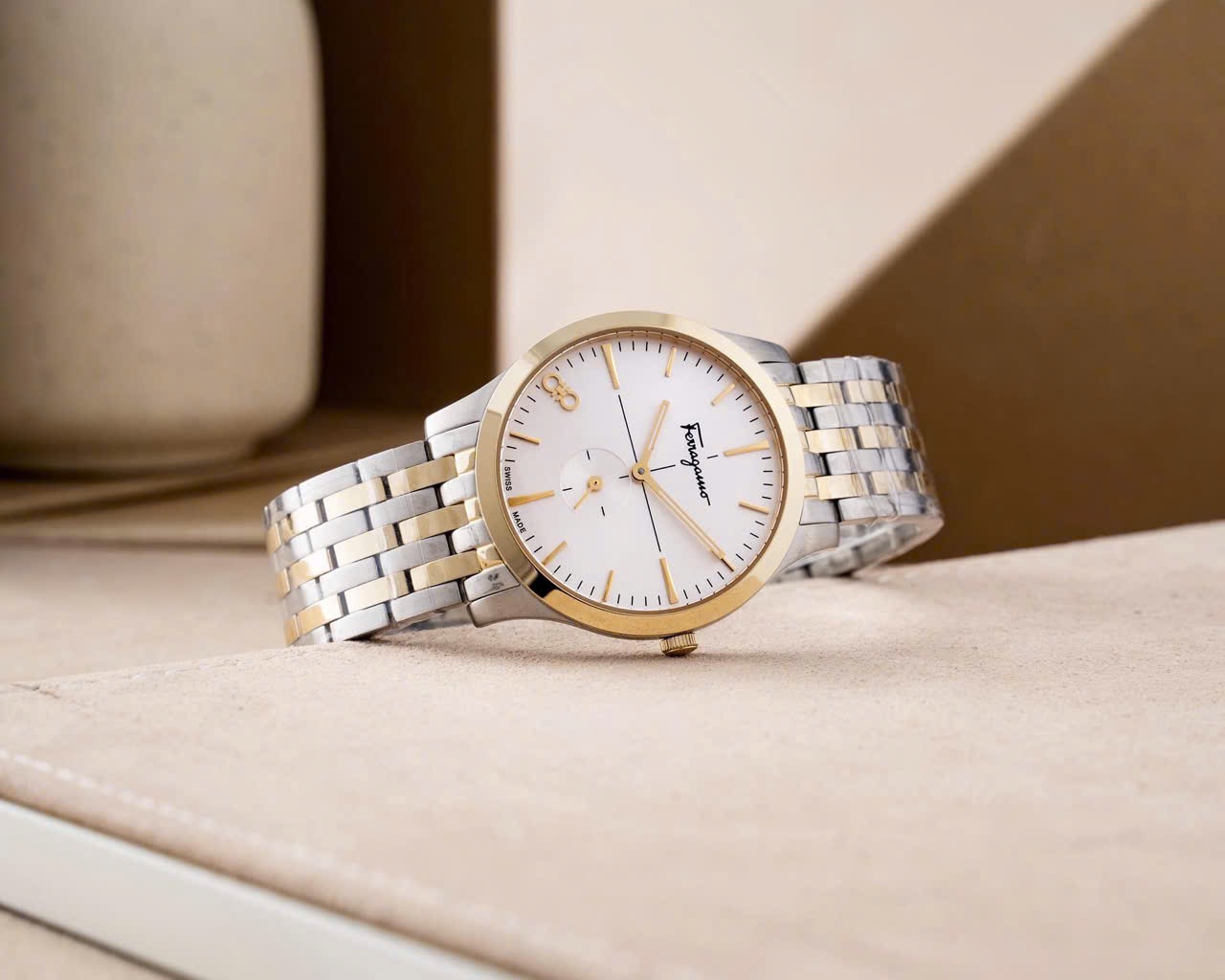 Ảnh 2 của ( ĐỒNG HỒ NỮ )  SALVATORE FERRAGAMO FERRAGAMO SFDF01119 SLIM LADY BRACELET WATCH 35mm