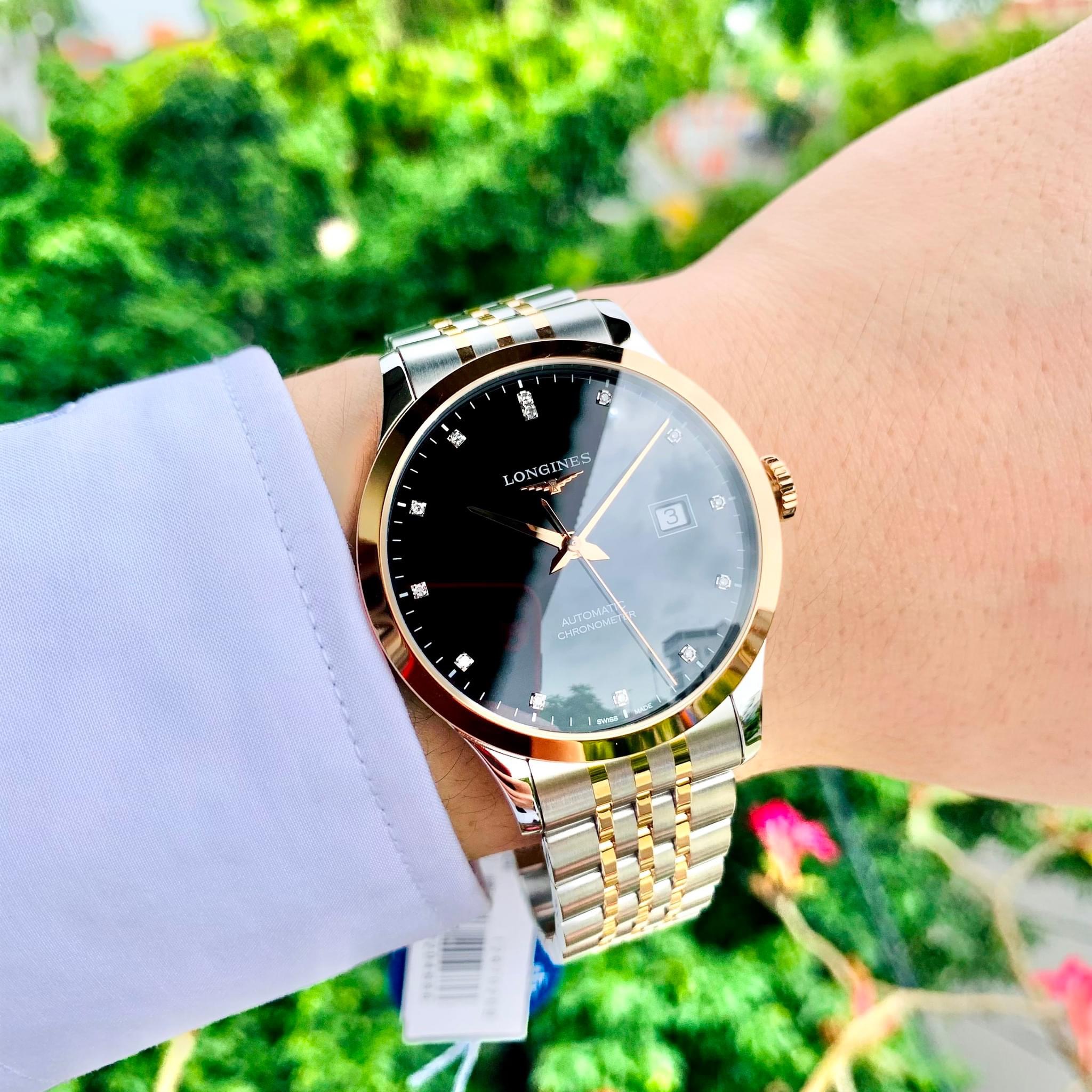 Đồng hồ nam NEW FULL LONGINES RECORD COLLECTION L2.821.5.57.7 L28215577, 40MM