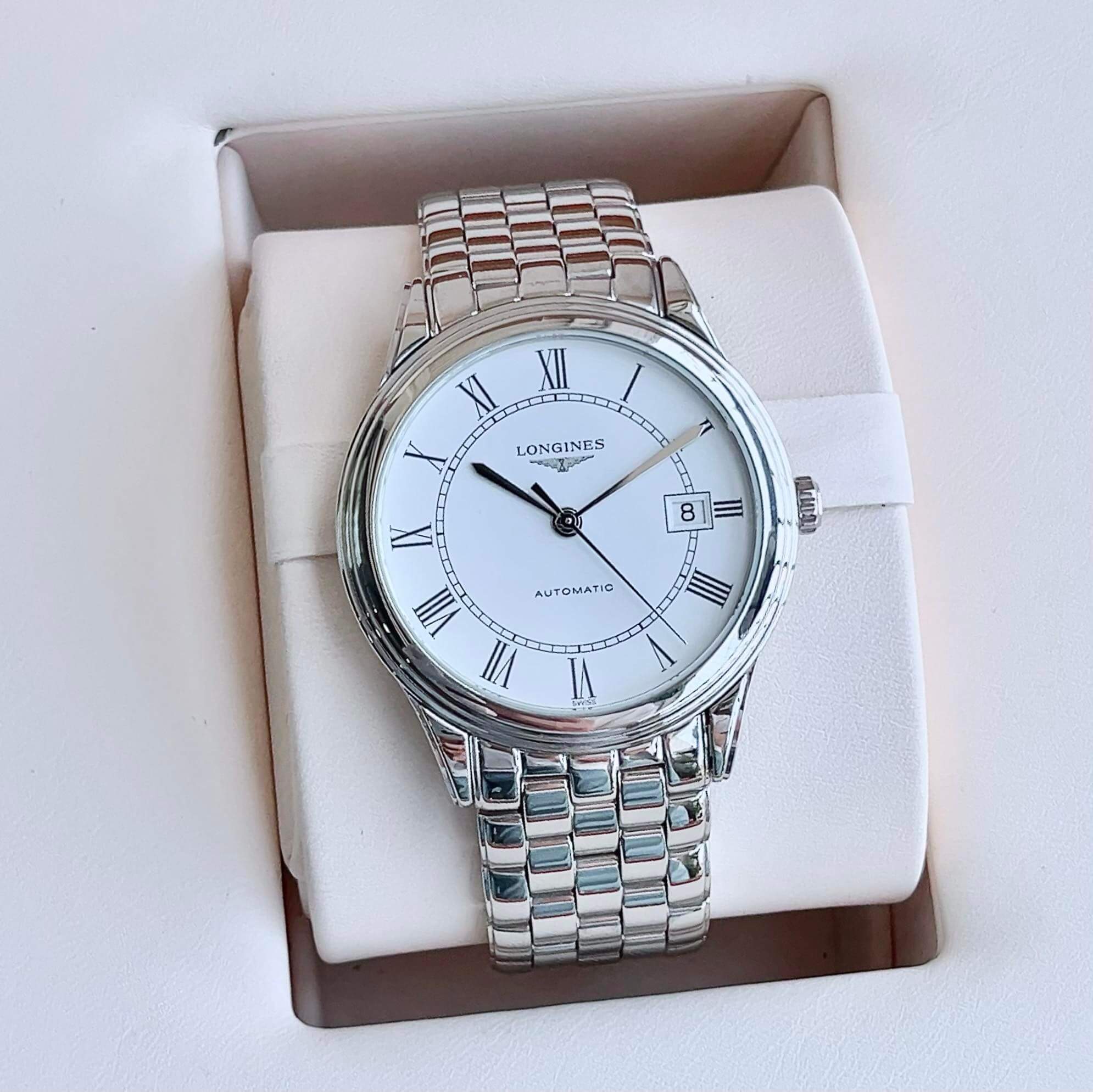 (ĐỒNG HỒ NAM) (New) Longines Flagship L4.874.4.21.6 ( L48744216 ) 38.5mm