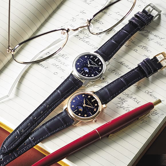 Ảnh 6 của [NEW] (ĐỒNG HỒ NỮ) Frederique Constant FC-206NSD1S6 (FC206NSD1S6) (206NSD1S6) Slimline Moonphase Blue Dial Ladies Watch