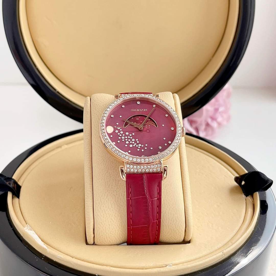 (ĐỒNG HỒ NỮ) Swarovski 5613323 Passage Moon Phase watch 36mm